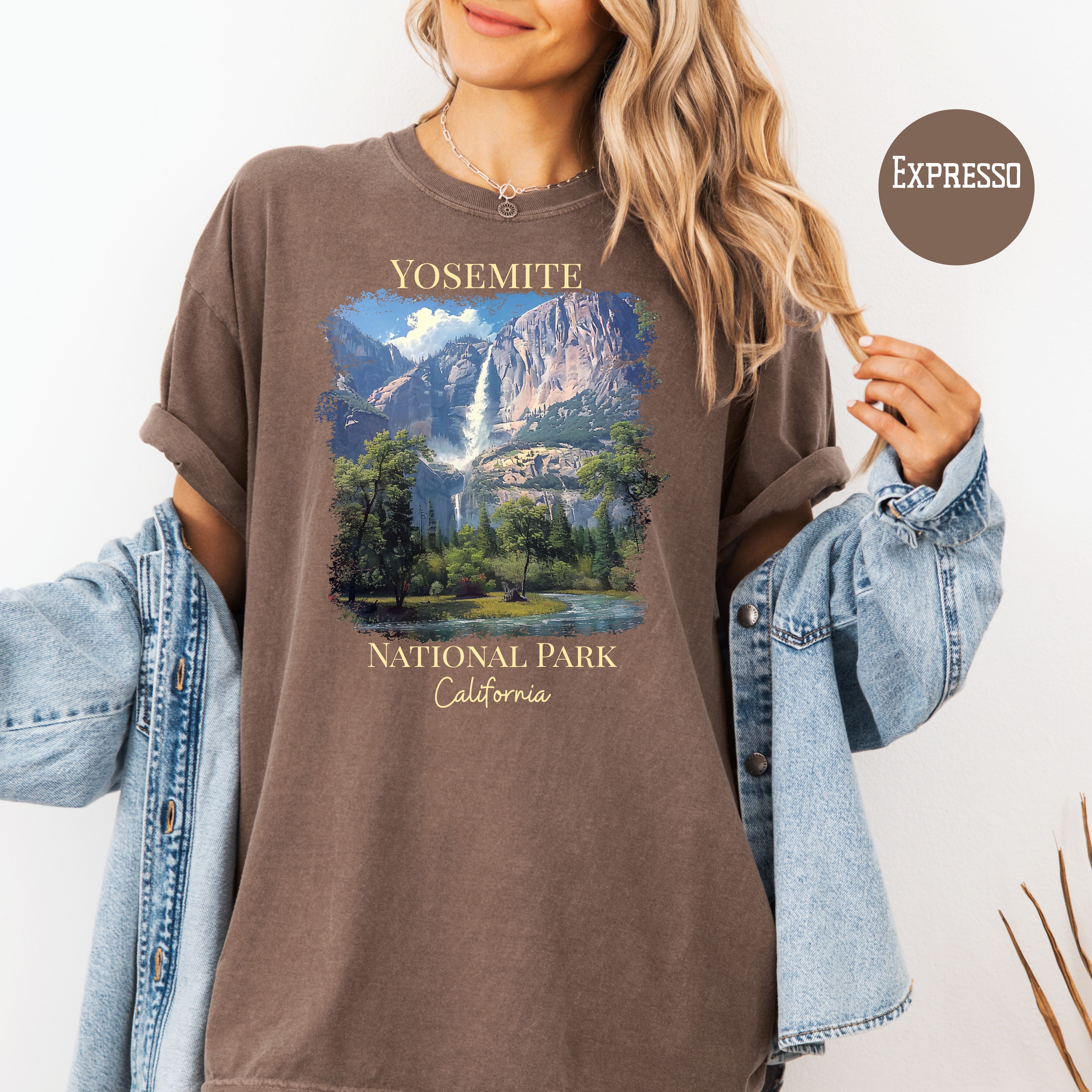Yosemite National Park California Comfort Colors Vacation Gift Shirt