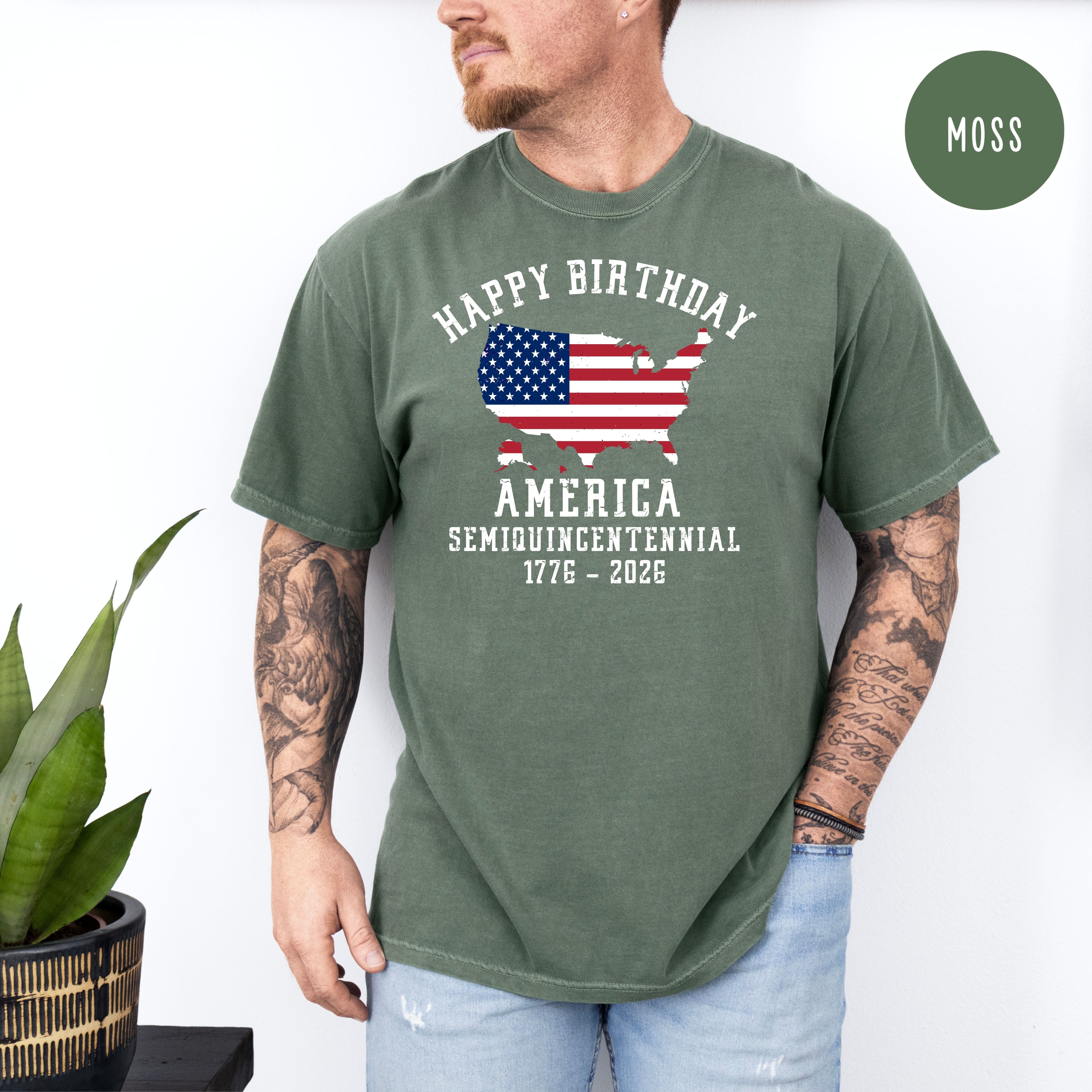 Patriotic 4th of July Semiquincentennial 250 Anniversary of America Comfort Colors T-Shirt