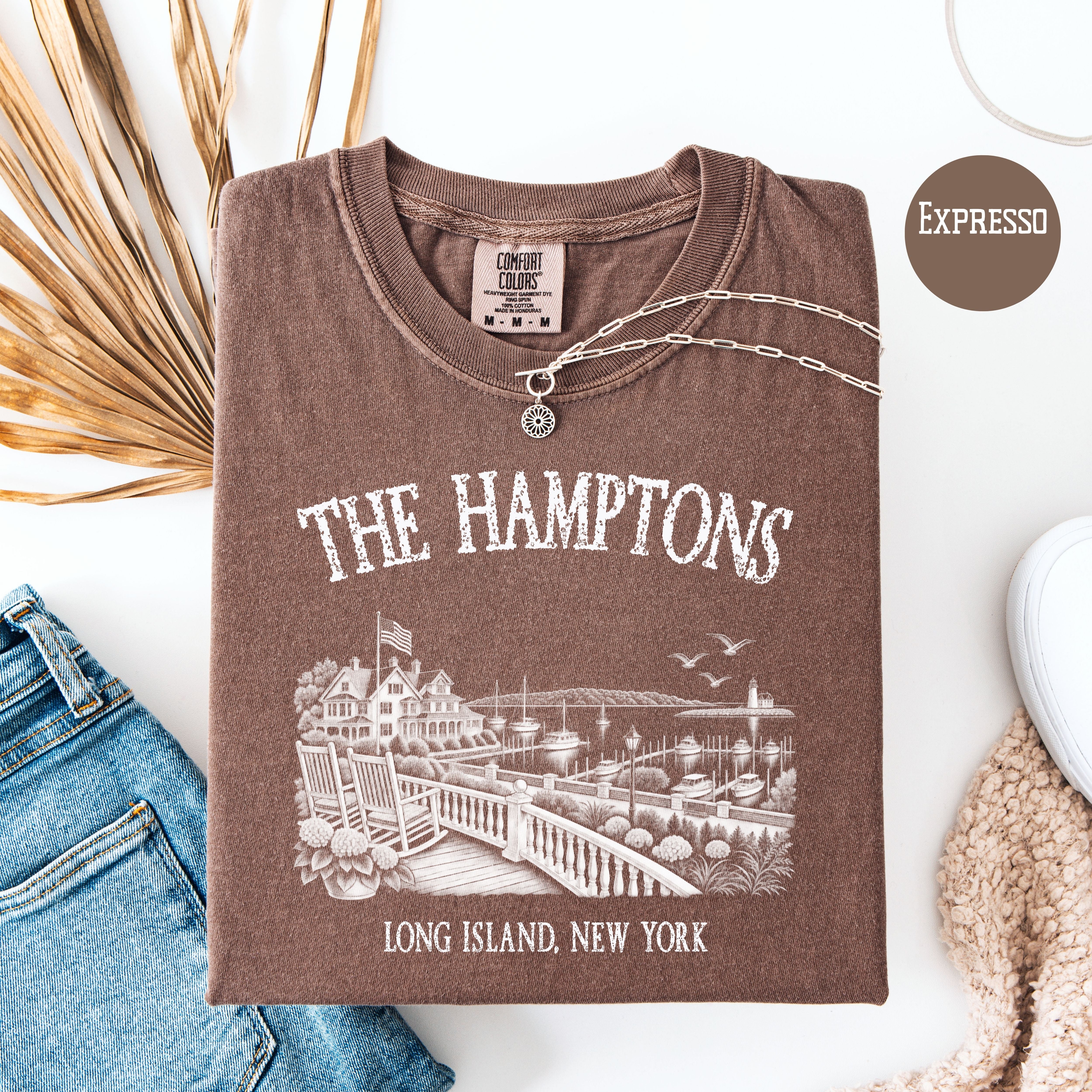 The Hamptons New York Comfort Colors T-Shirt, Hamptons Vacation Gift, Hamptons Gift Shirt, Hamptons Summer, New York Gift, Hamptons Shirt