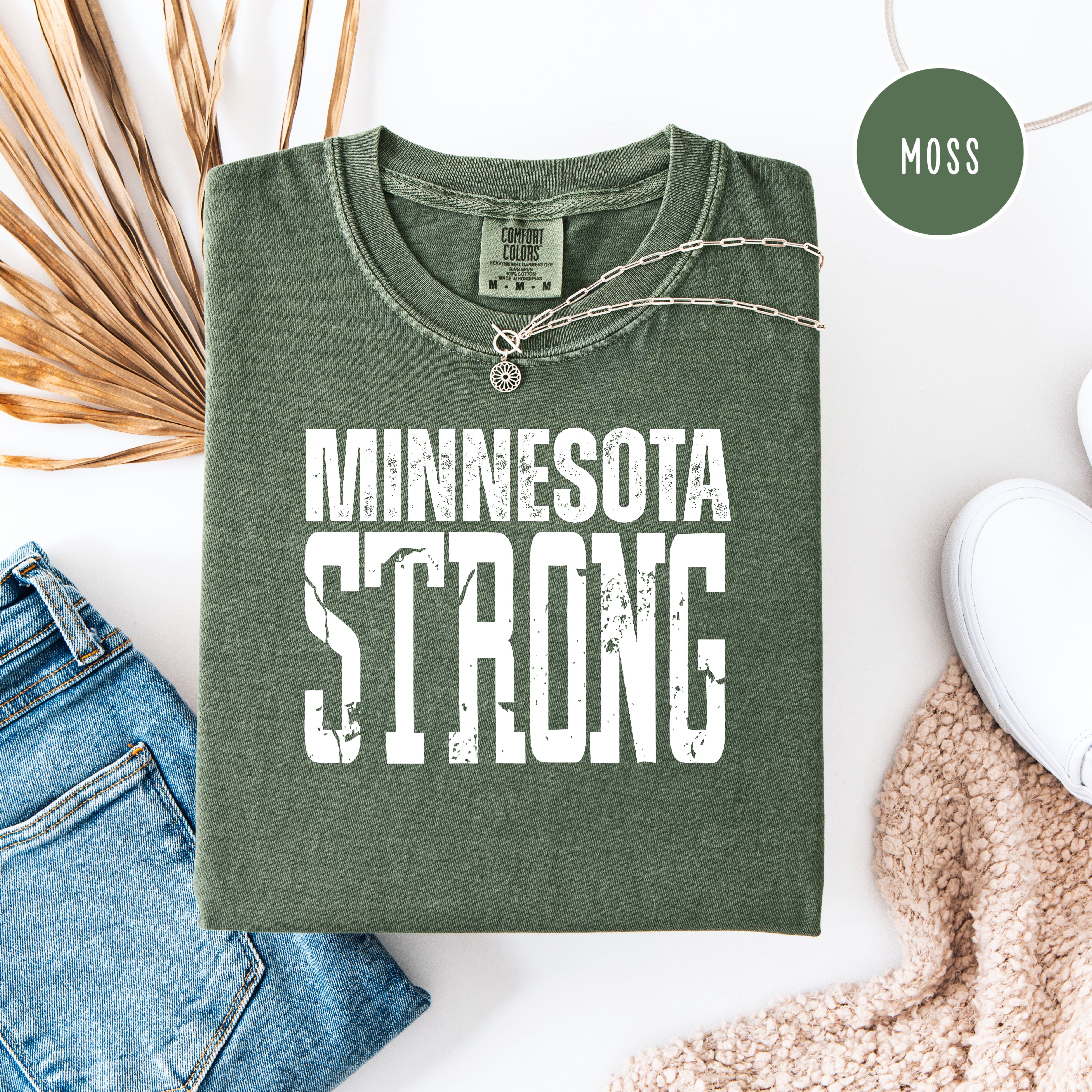 Minnesota Strong Unisex Comfort Colors T-Shirt, Never Forget Minnesota, Minnesota Political Shirt, Minnesota  Minneapolis Gift Shirt