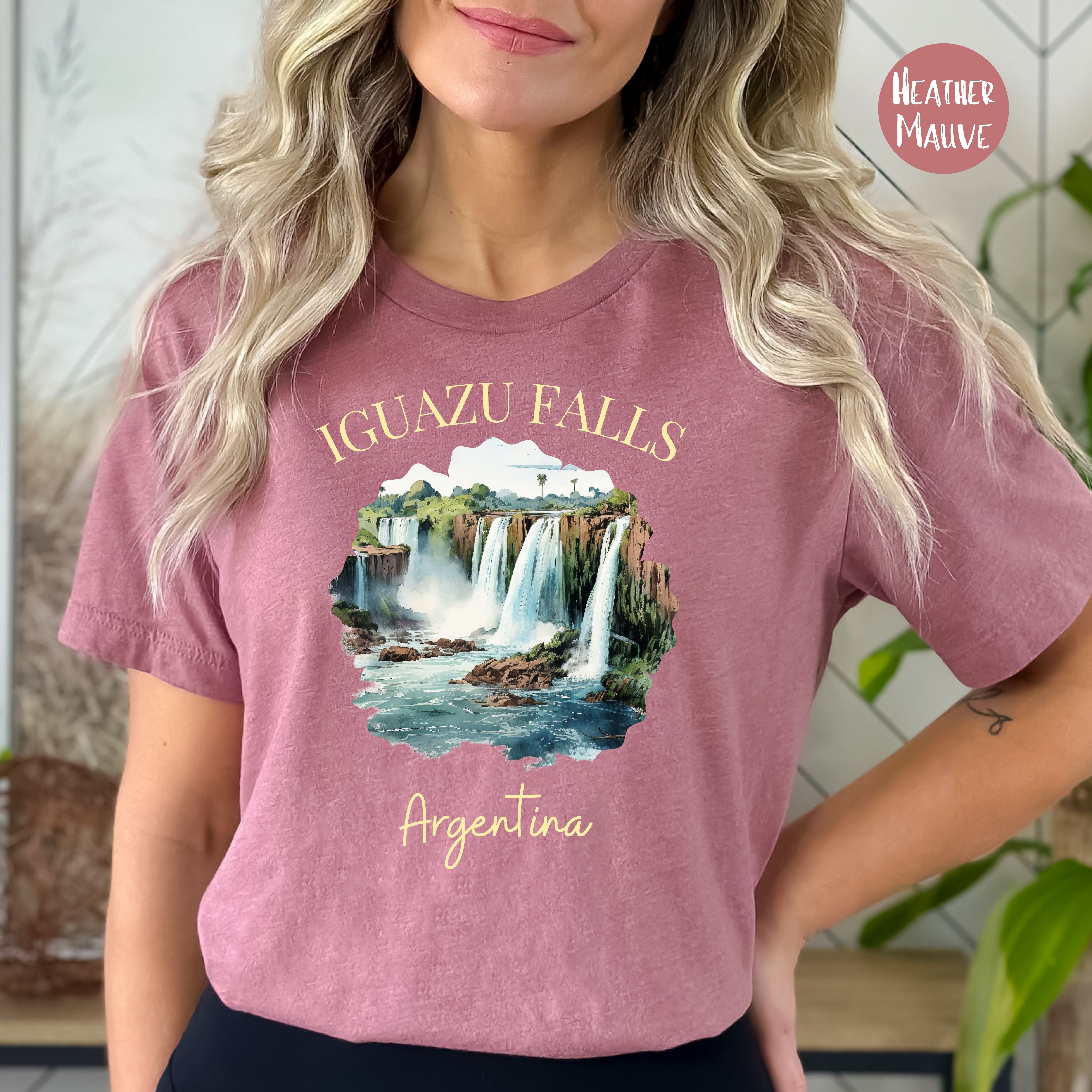Iguazu Falls Argentina Bella Canvas Tee