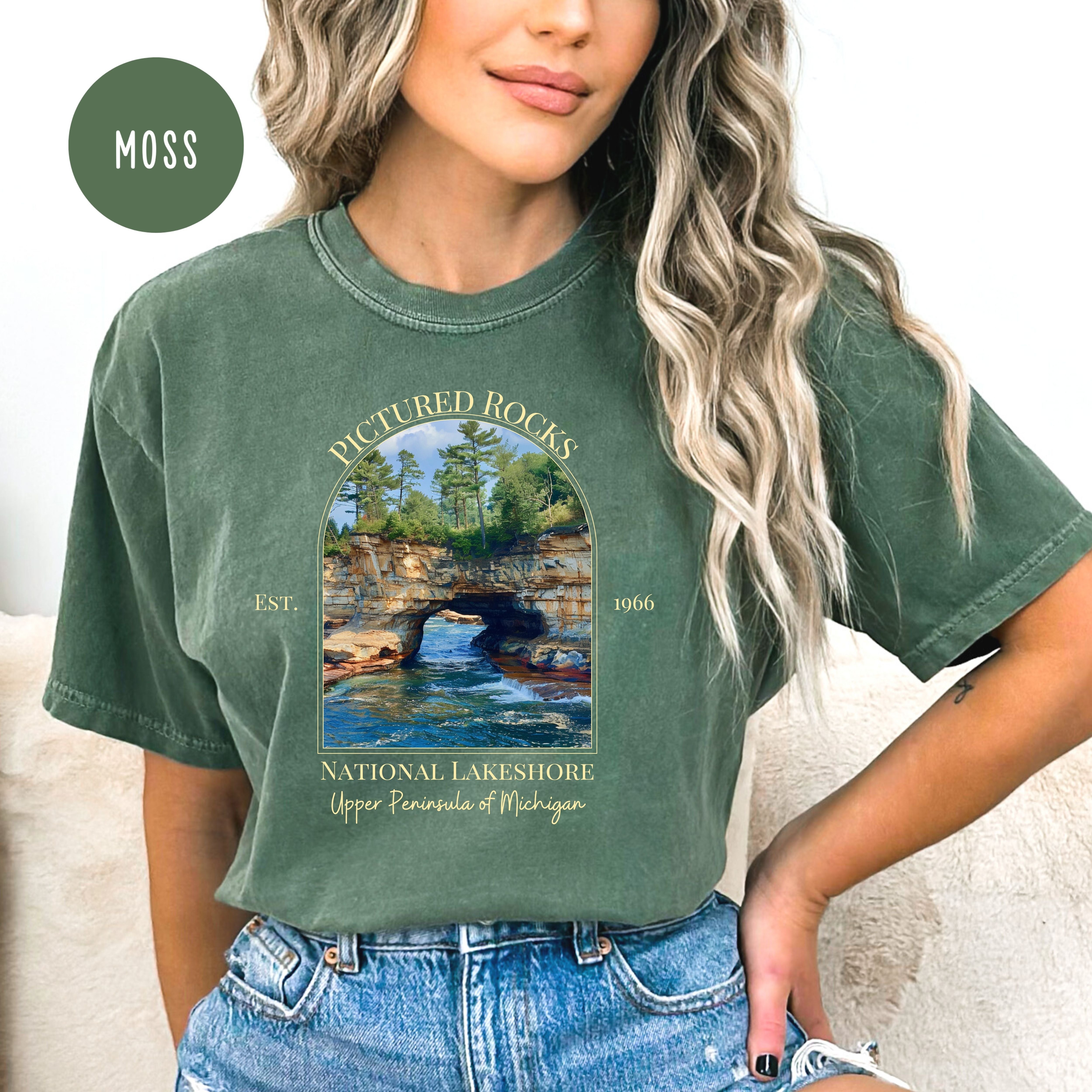 Pictured Rocks National Lakeshore UP of Michigan Comfort Colors® Tee