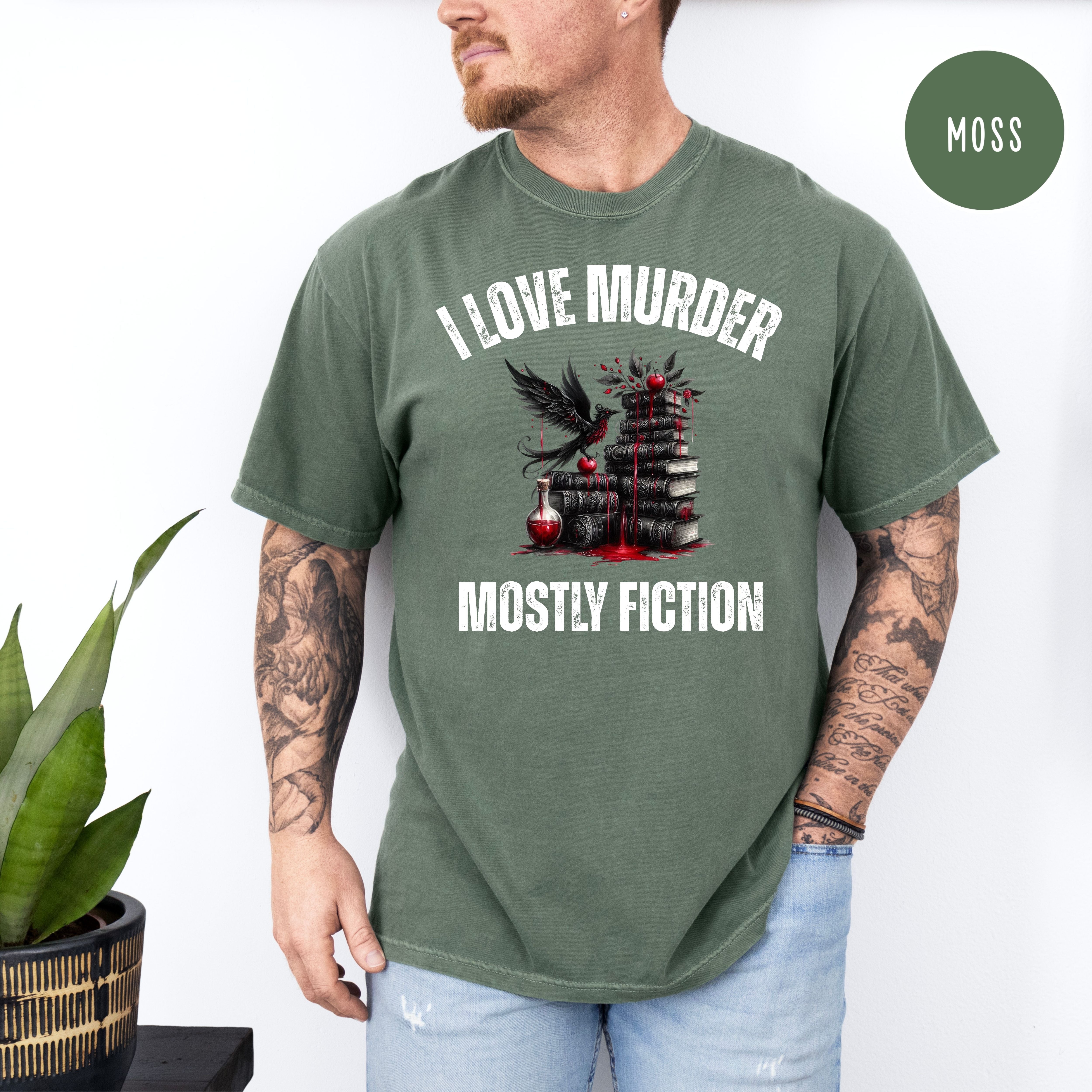 Murder Mystery Book Lover Unisex Comfort Colors T-Shirt