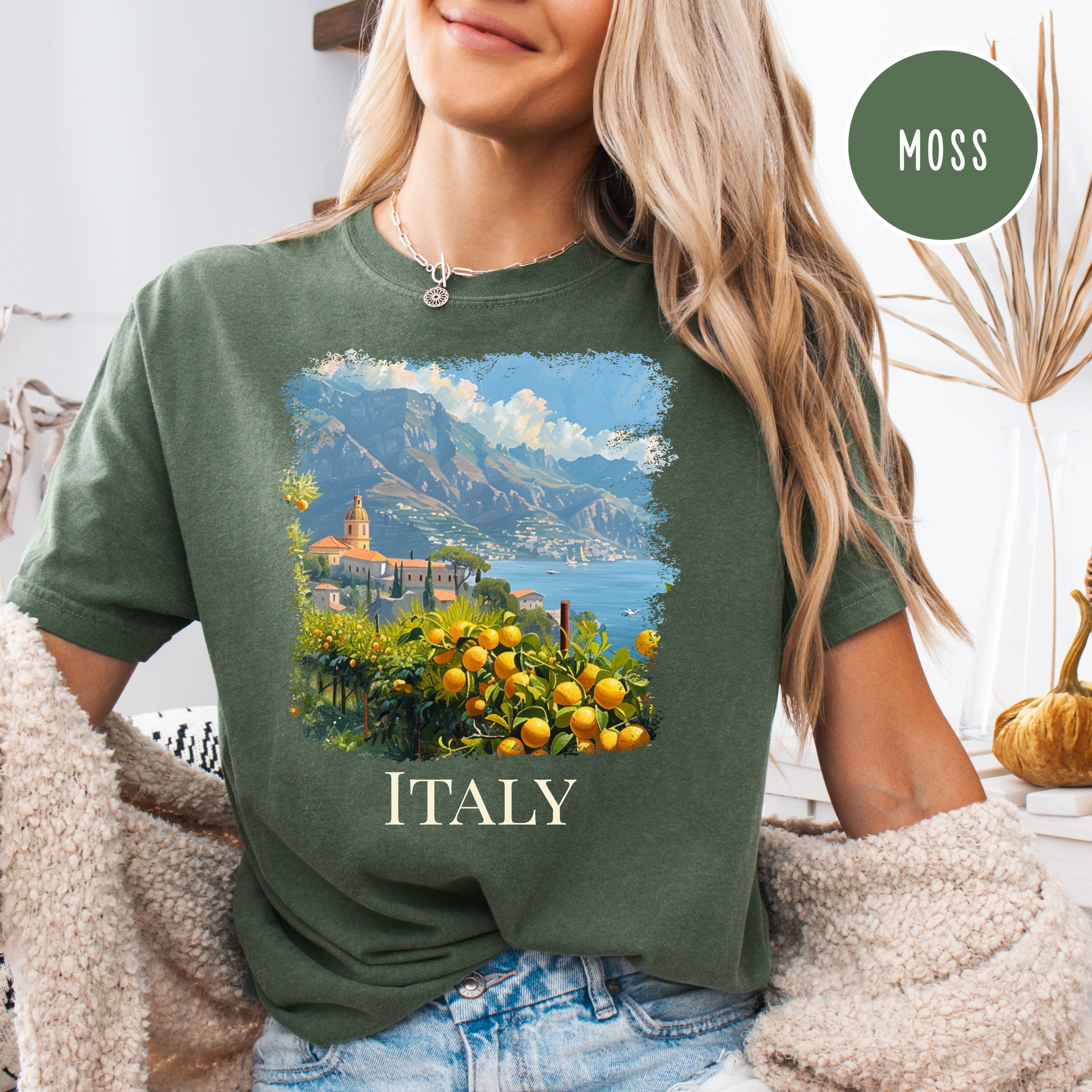 Italy Comfort Colors Italian Vacation Gift Tee