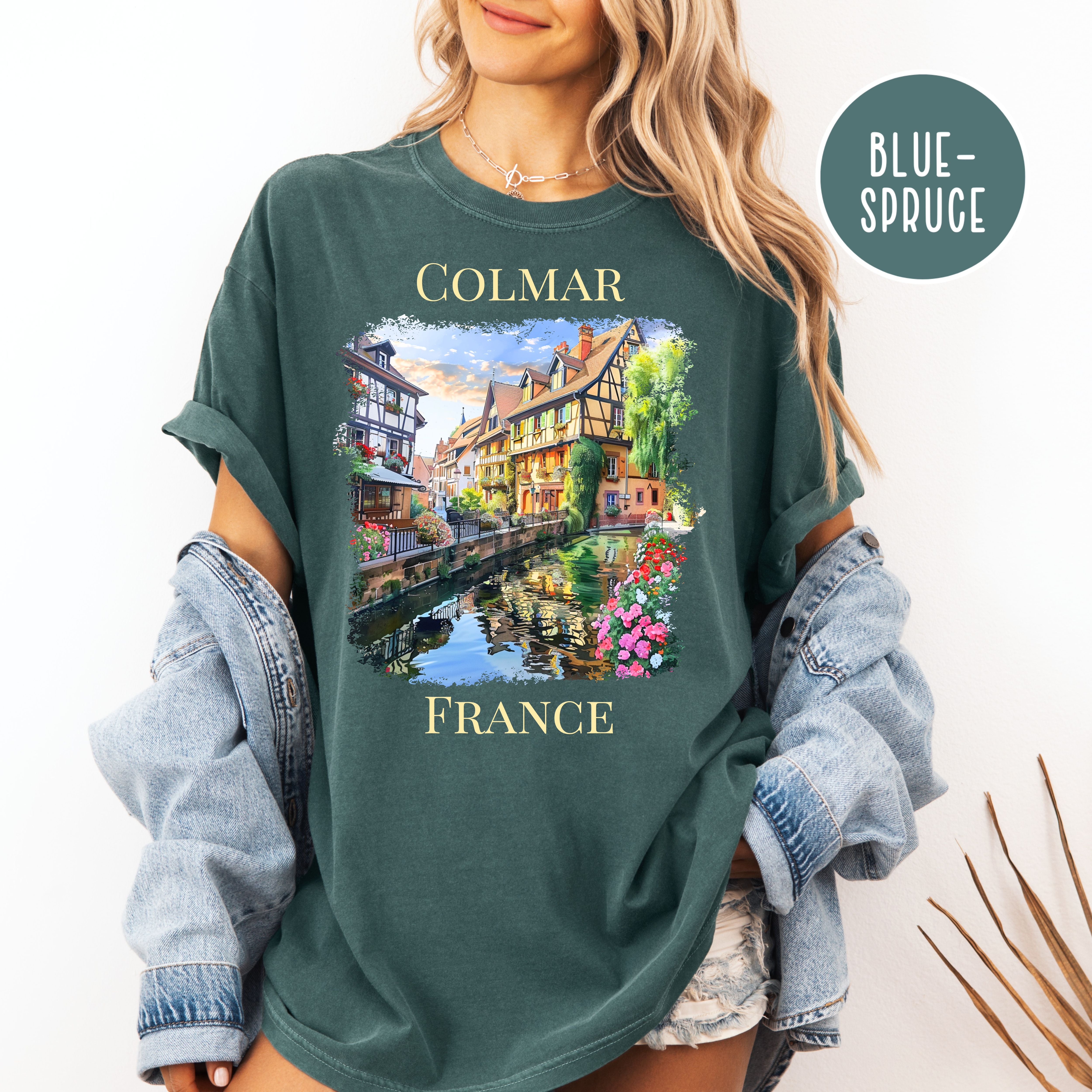 Colmar France Comfort Colors Vacation Gift Tee