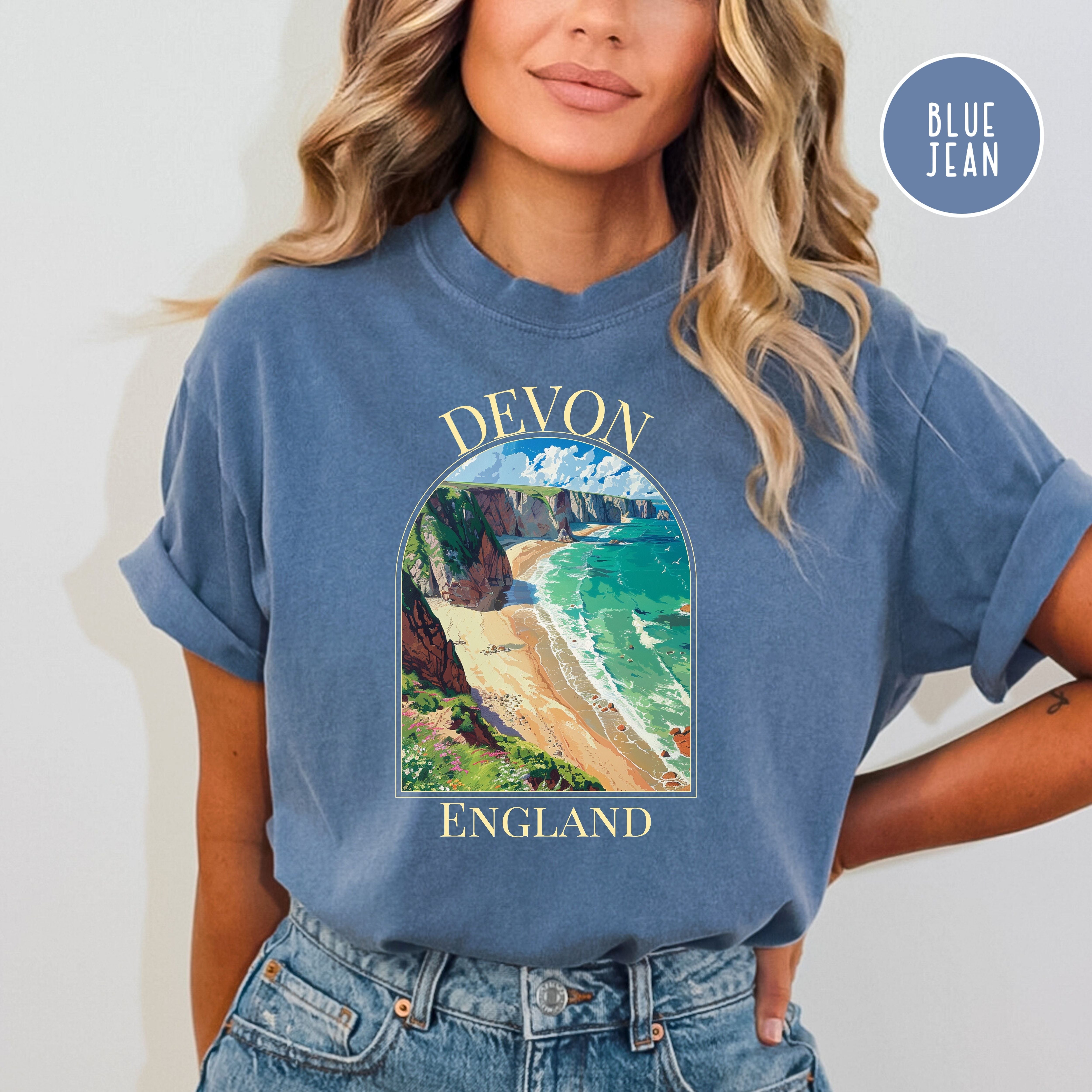 Devon England Beach Comfort Colors® Tee