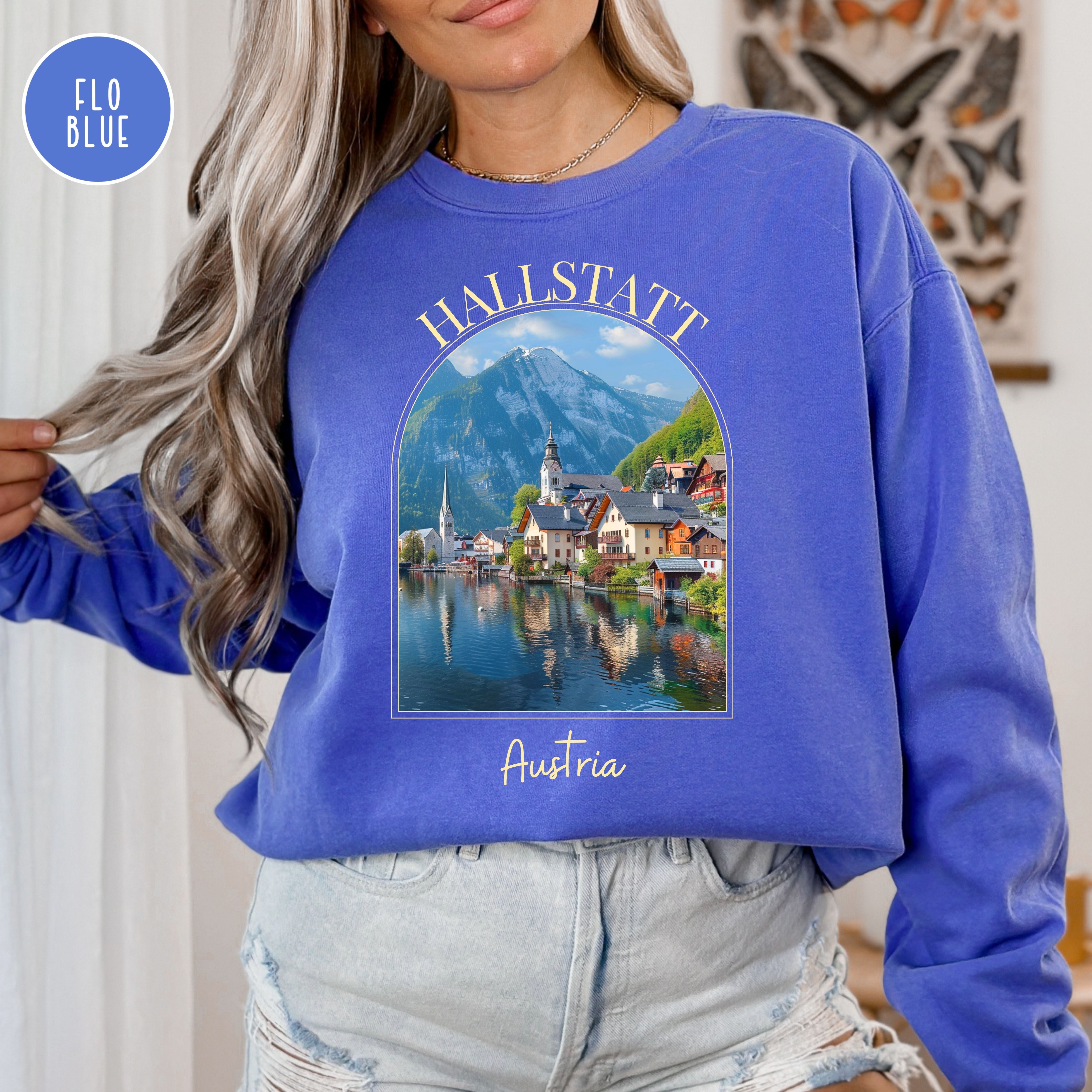 Hallstatt Austria Comfort Colors® Sweatshirt