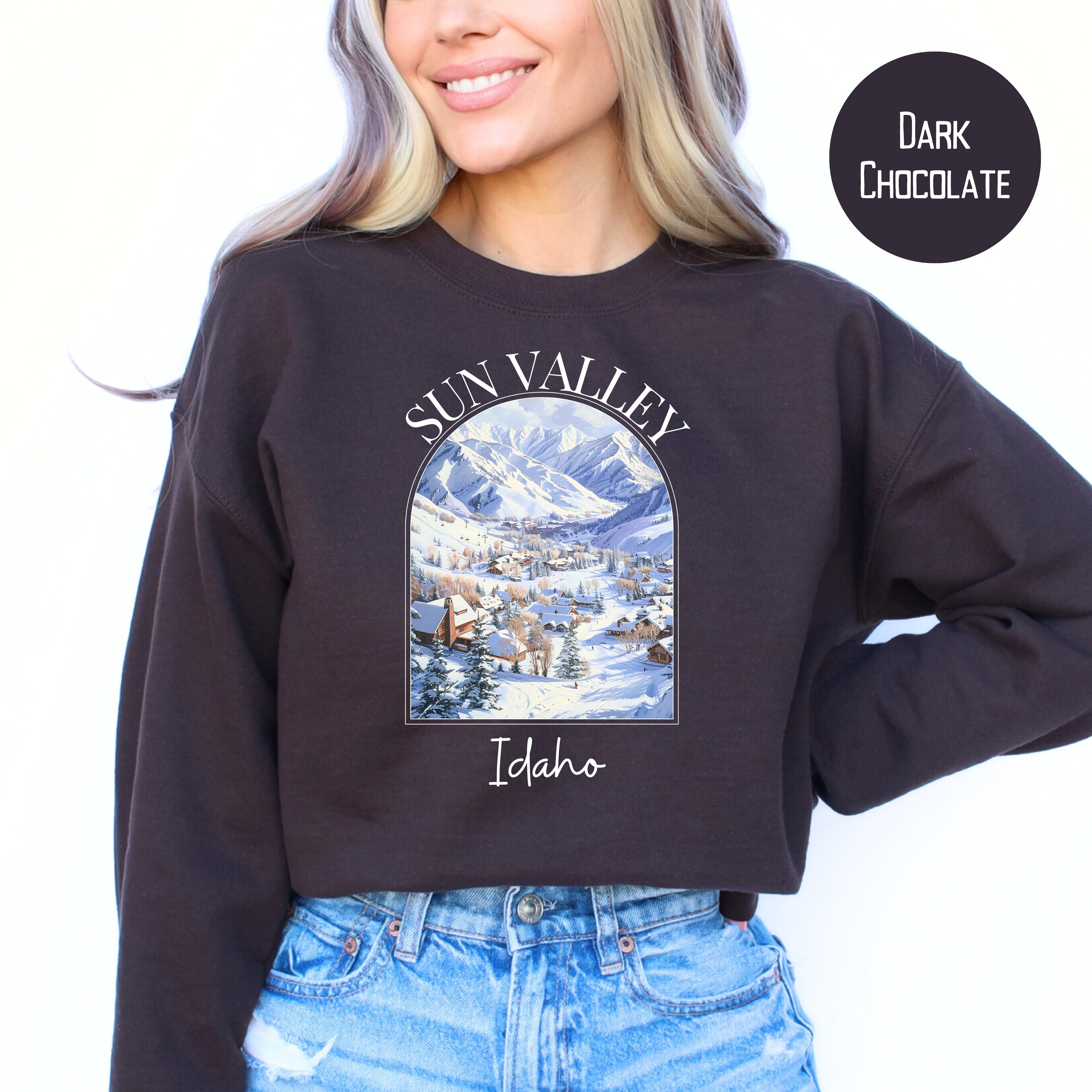 Sun Valley Idaho Ski Trip Sweatshirt