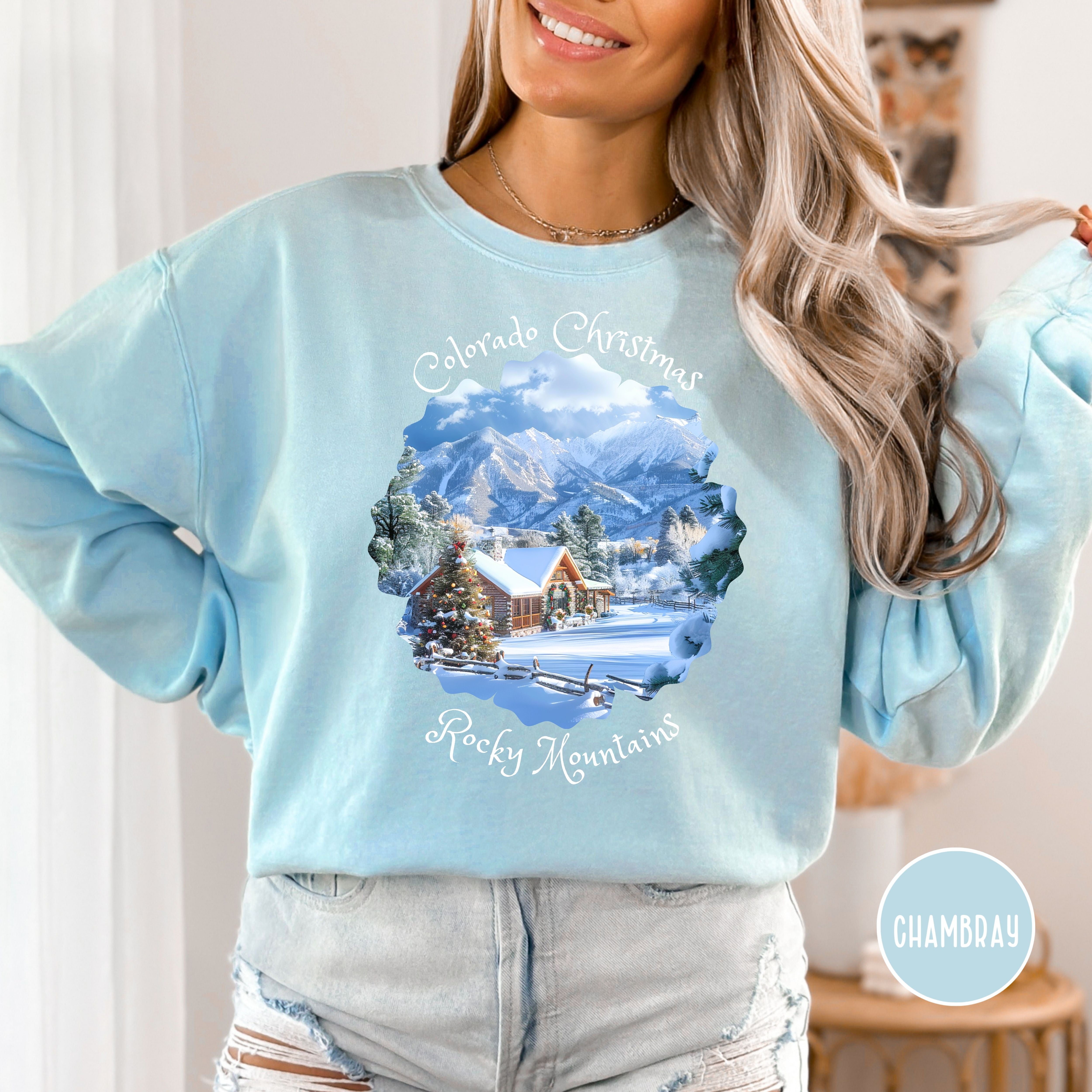 Colorado Christmas Comfort Colors® Sweatshirt