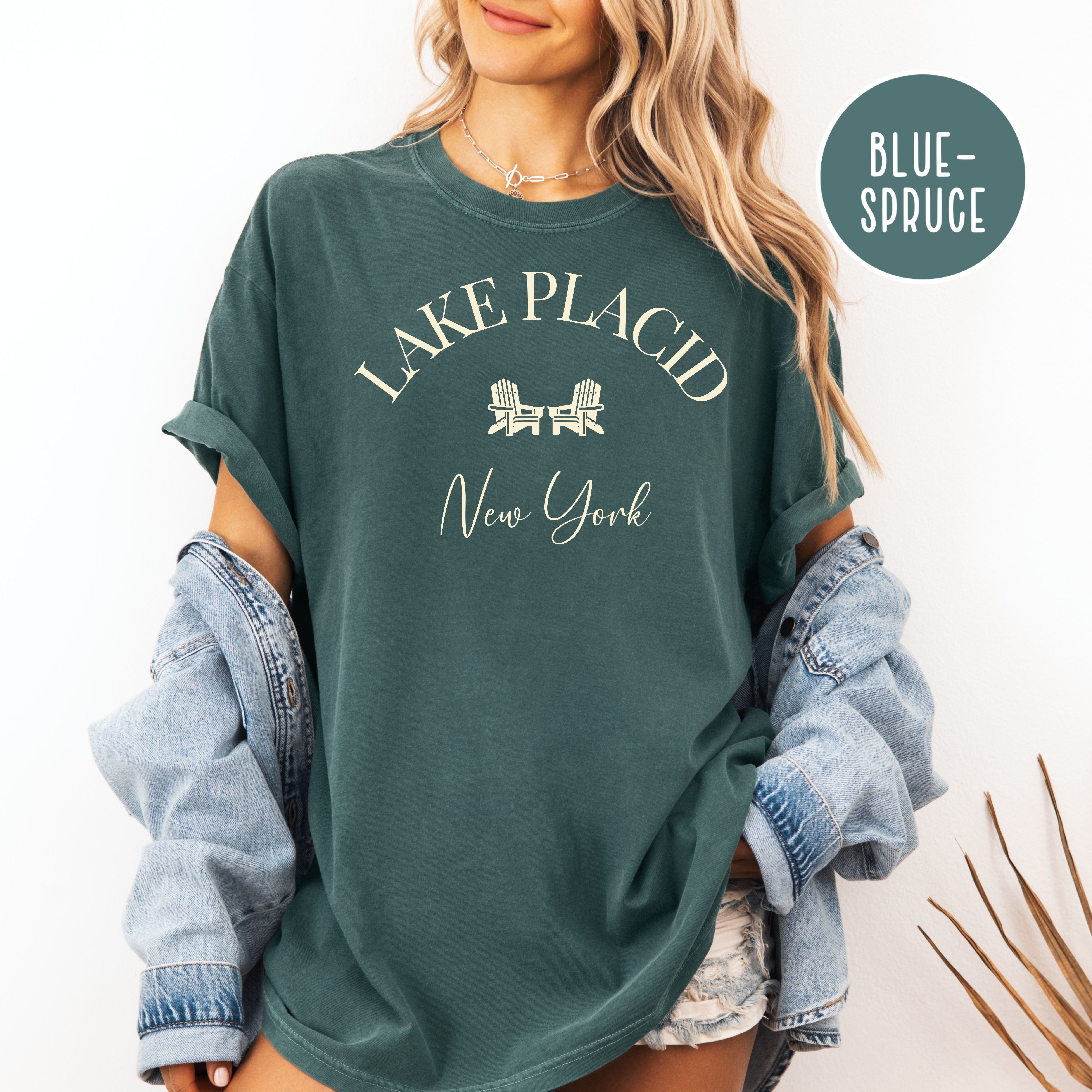 Lake Placid New York Comfort Colors Tee Shirt