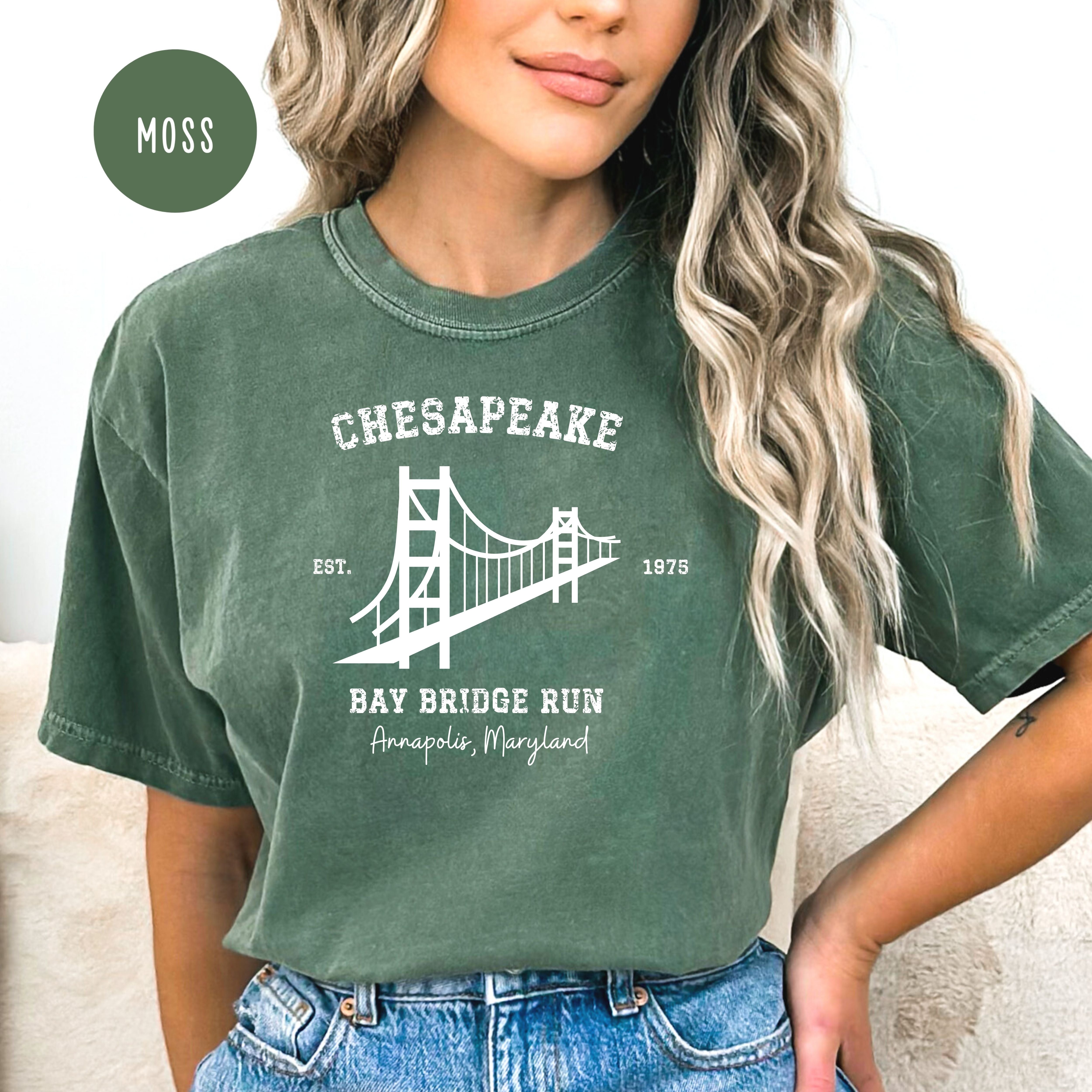 Bay Bridge Run Grunge Style Comfort Colors® Tee