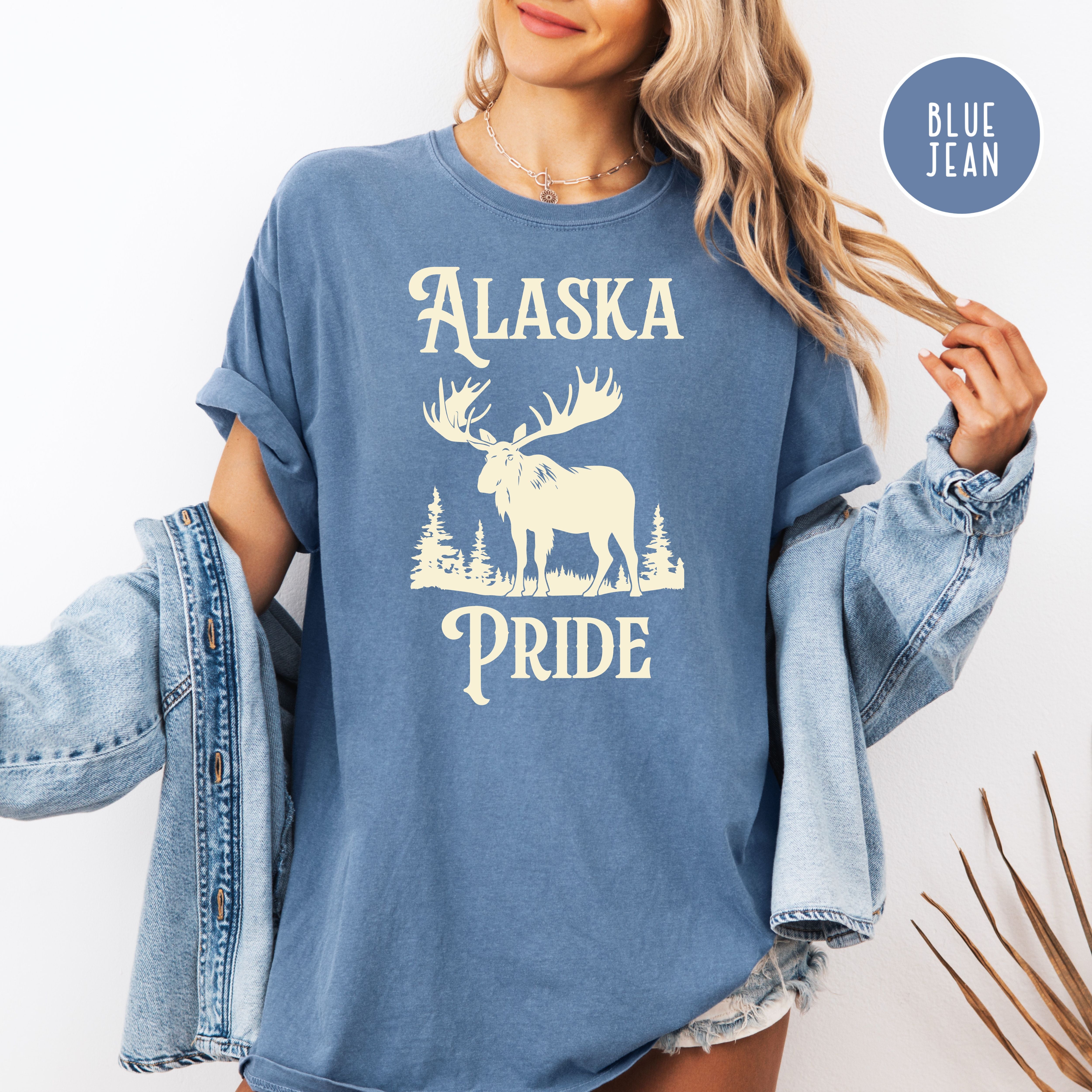 Alaska Pride Comfort Colors Adult Unisex Tee Shirt