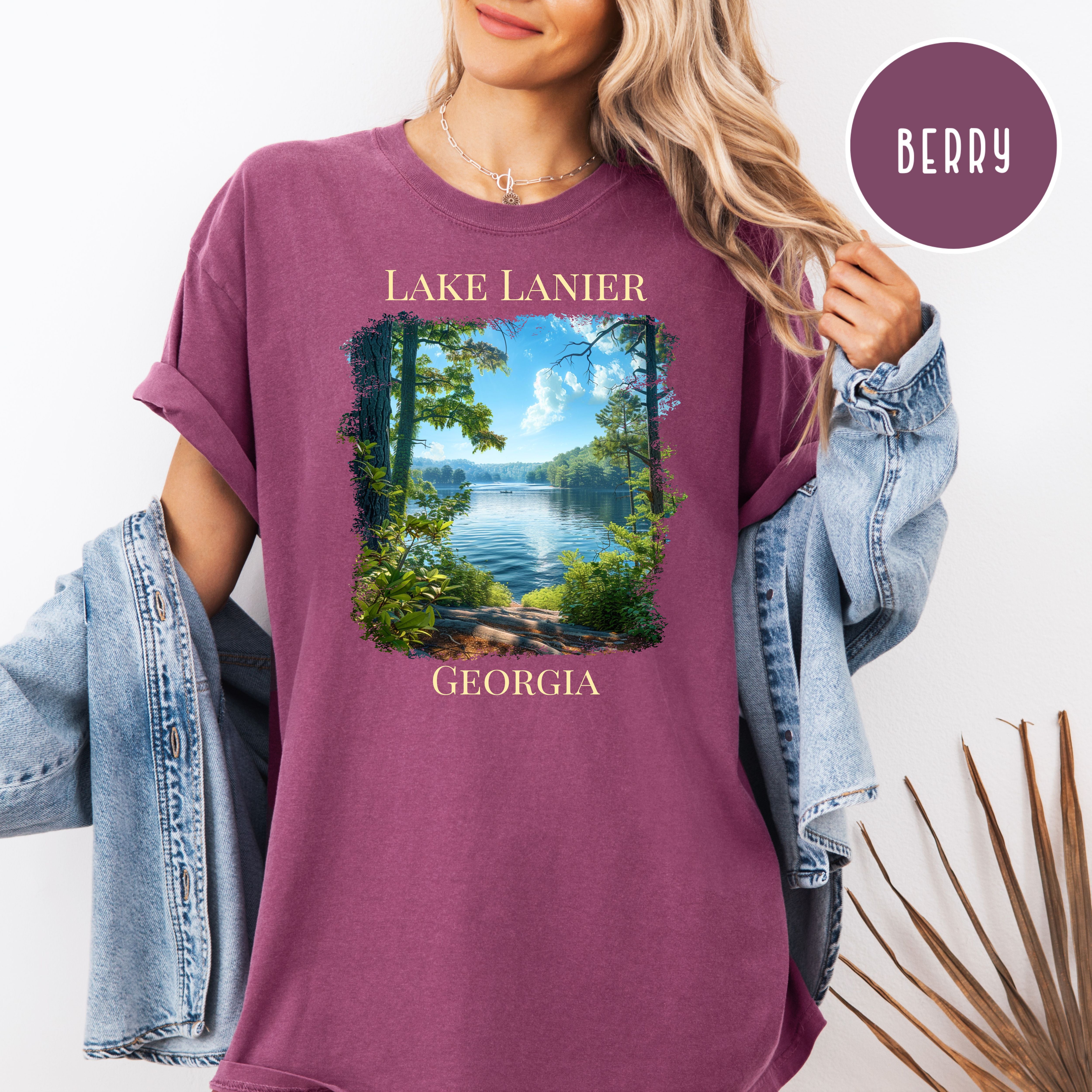 Lake Lanier Georgia Comfort Colors Tee