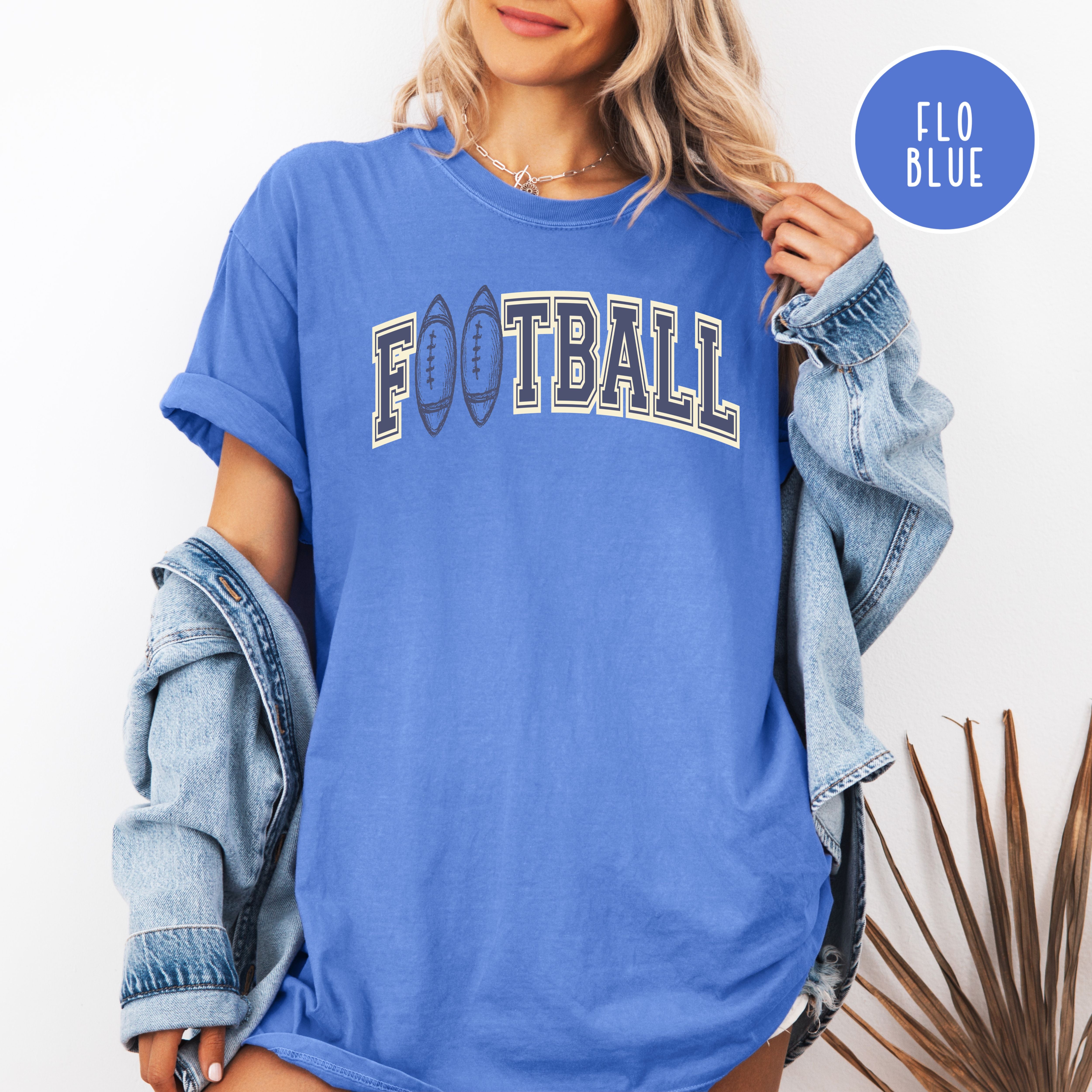Football Comfort Colors Unisex Gift Shirt for Football Fan