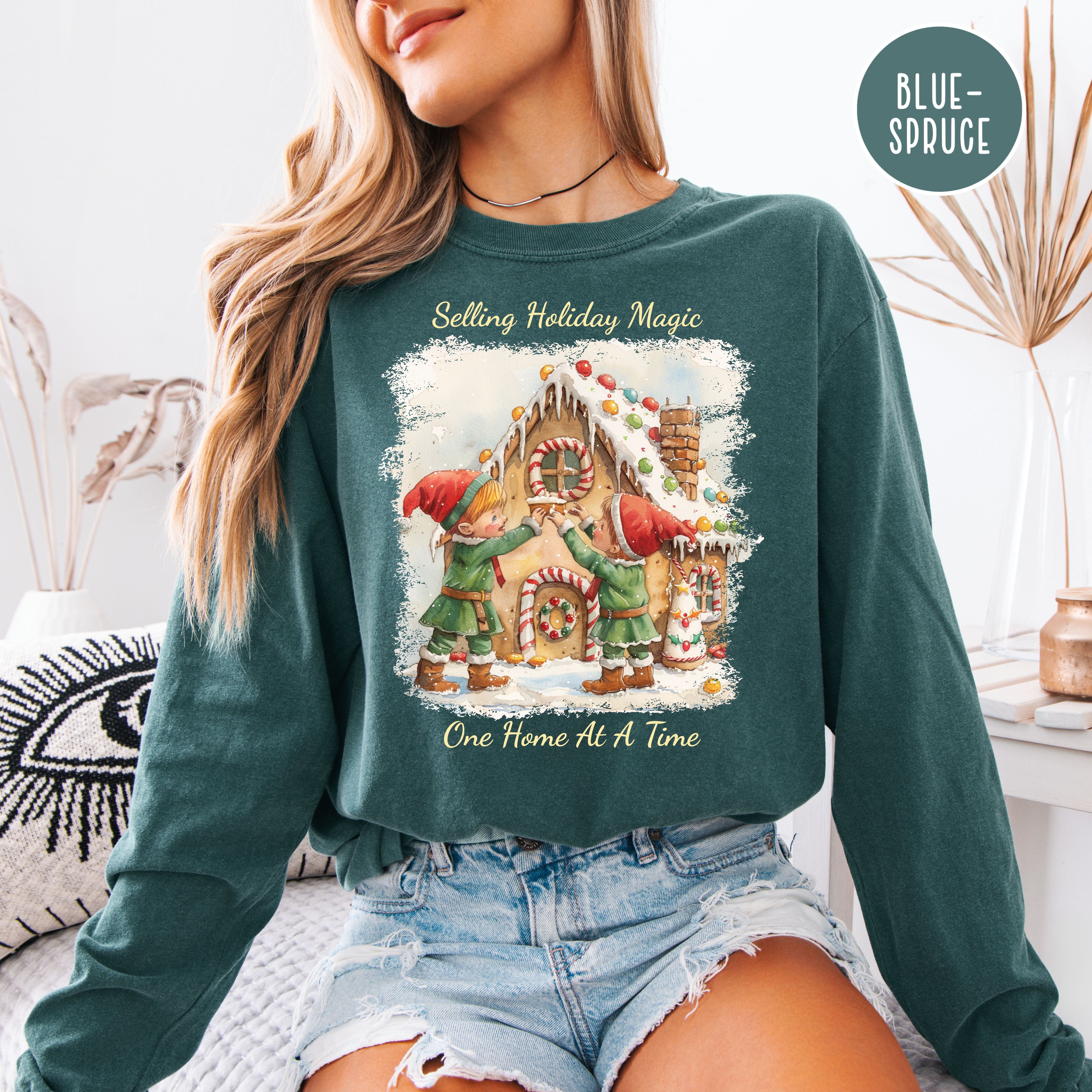 Real Estate Agent Christmas Gift Shirt, Selling Magic One Home At A Time