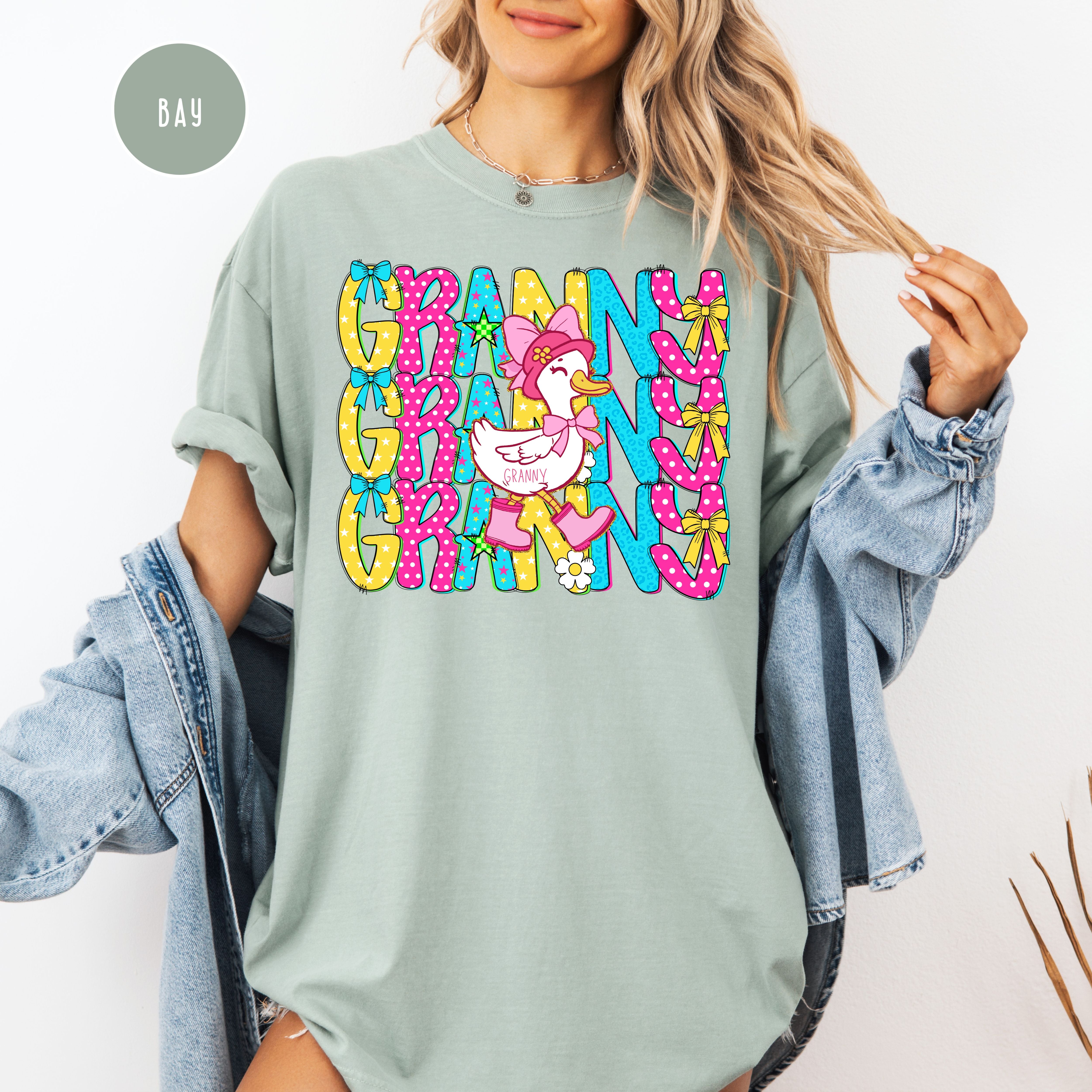 Granny Silly Goose Grandma Comfort Colors Tee