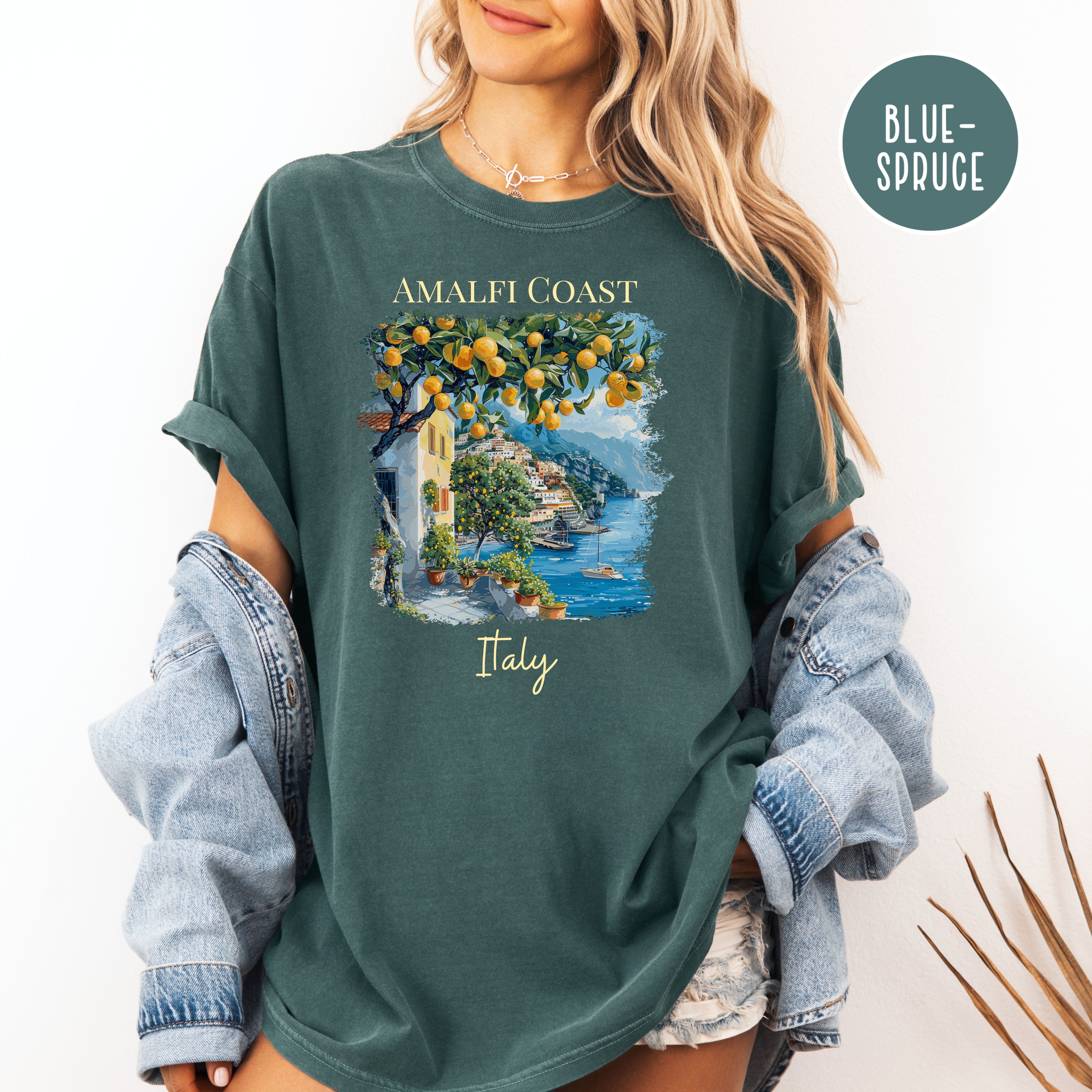 Amalfi Coast Italy Comfort Colors Vacation Tee Shirt