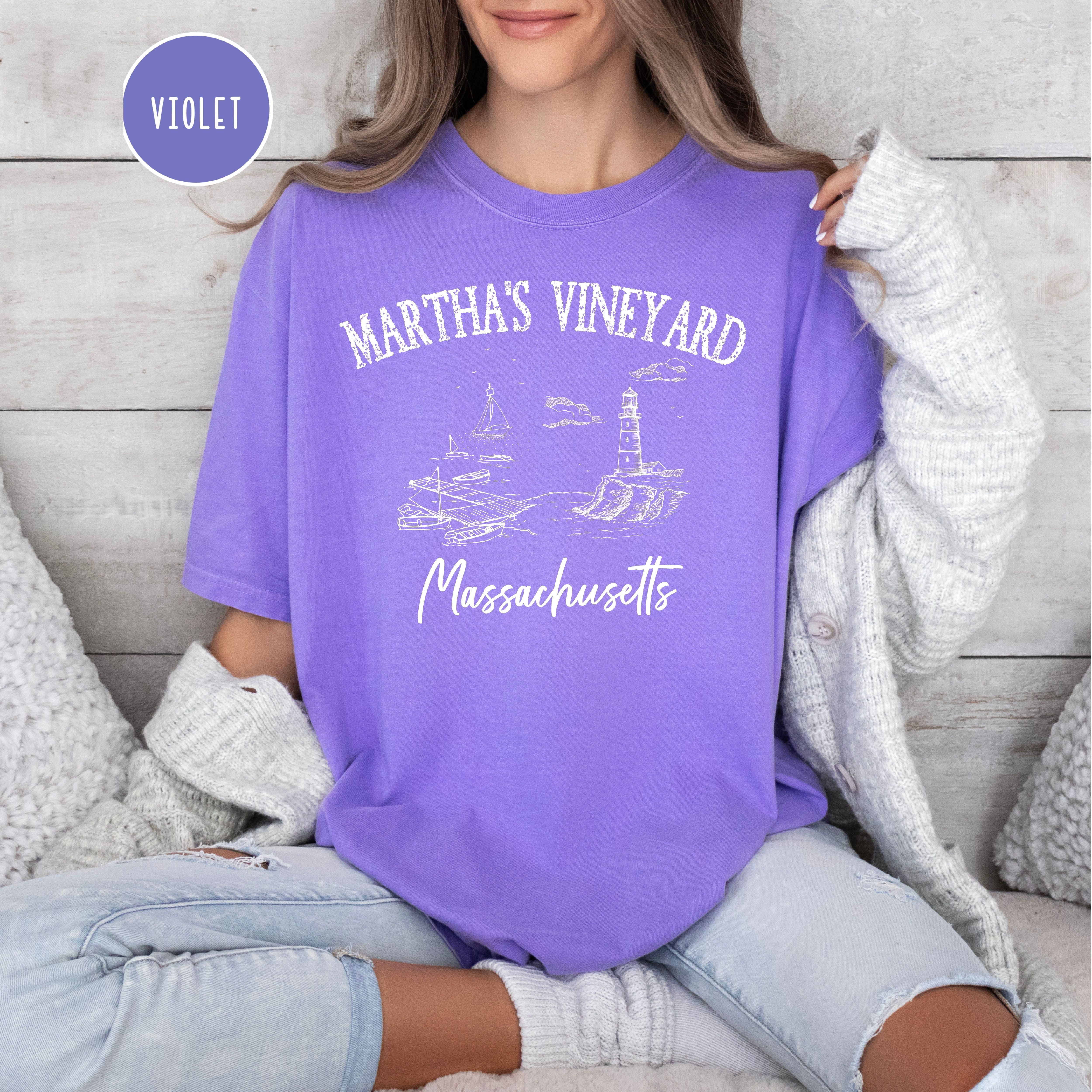 Martha's Vineyard Summer Vacation Comfort Colors® Tee