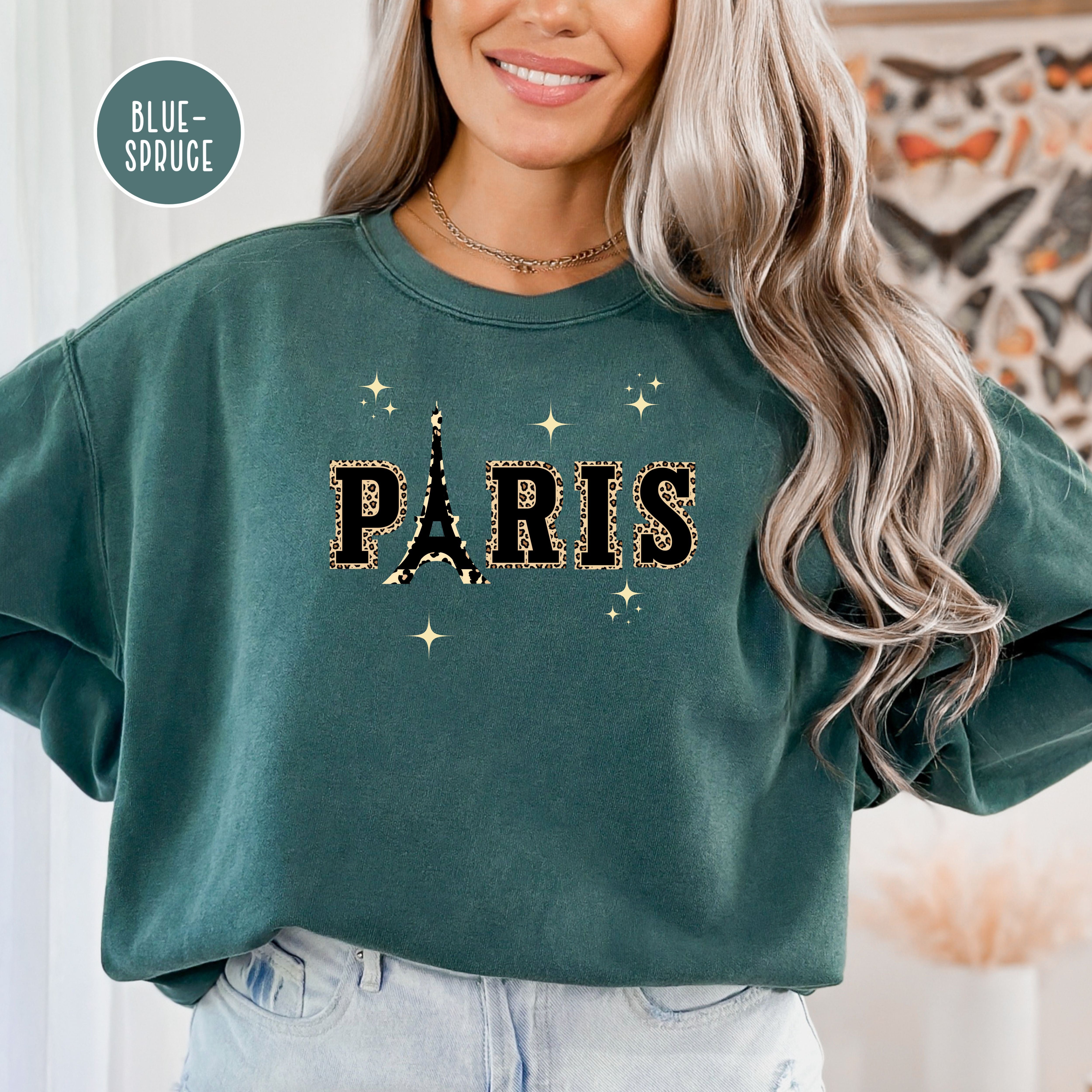 Paris Cheta Comfort Colors® Sweatshirt