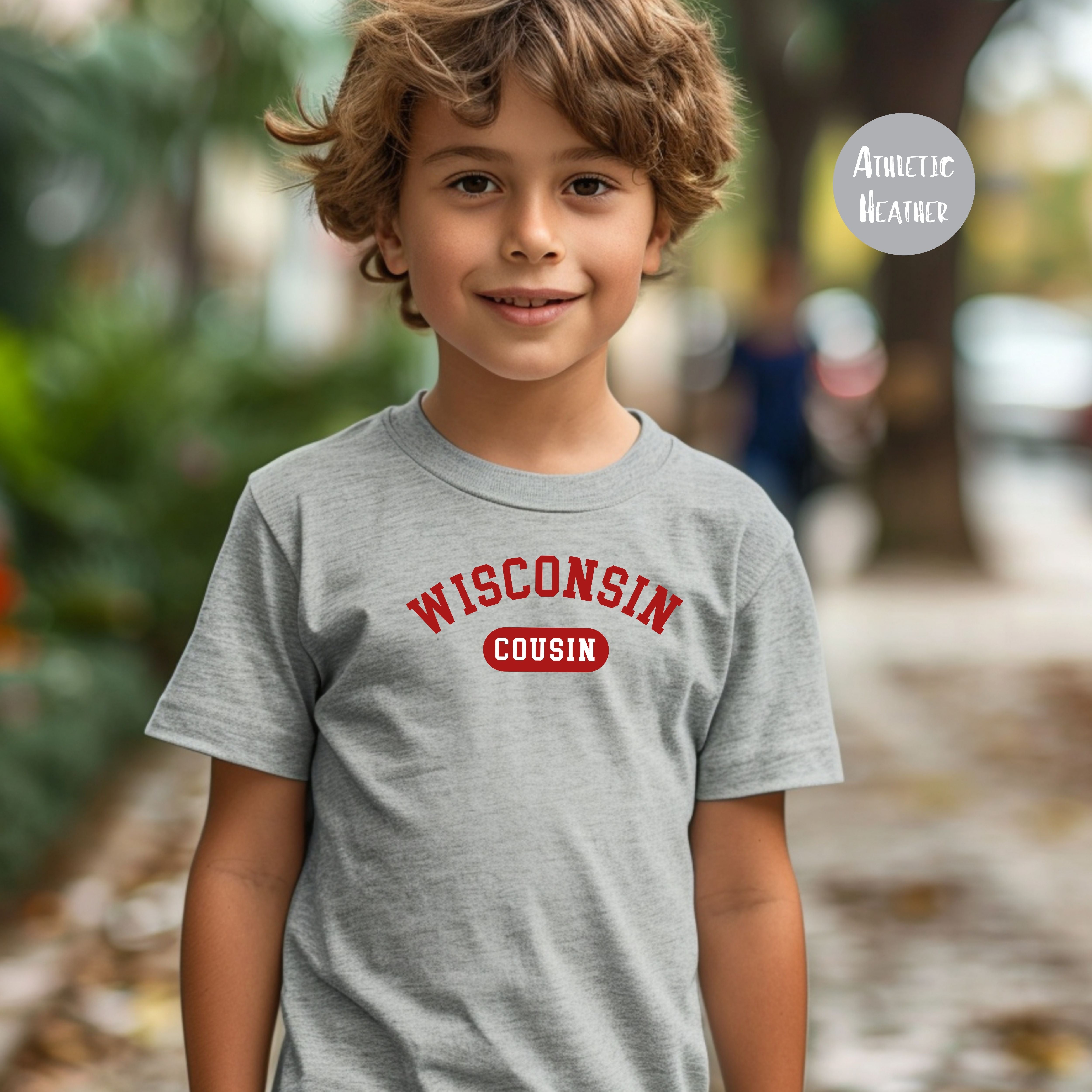 Wisconsin Custom Design Family Shirts in Grey