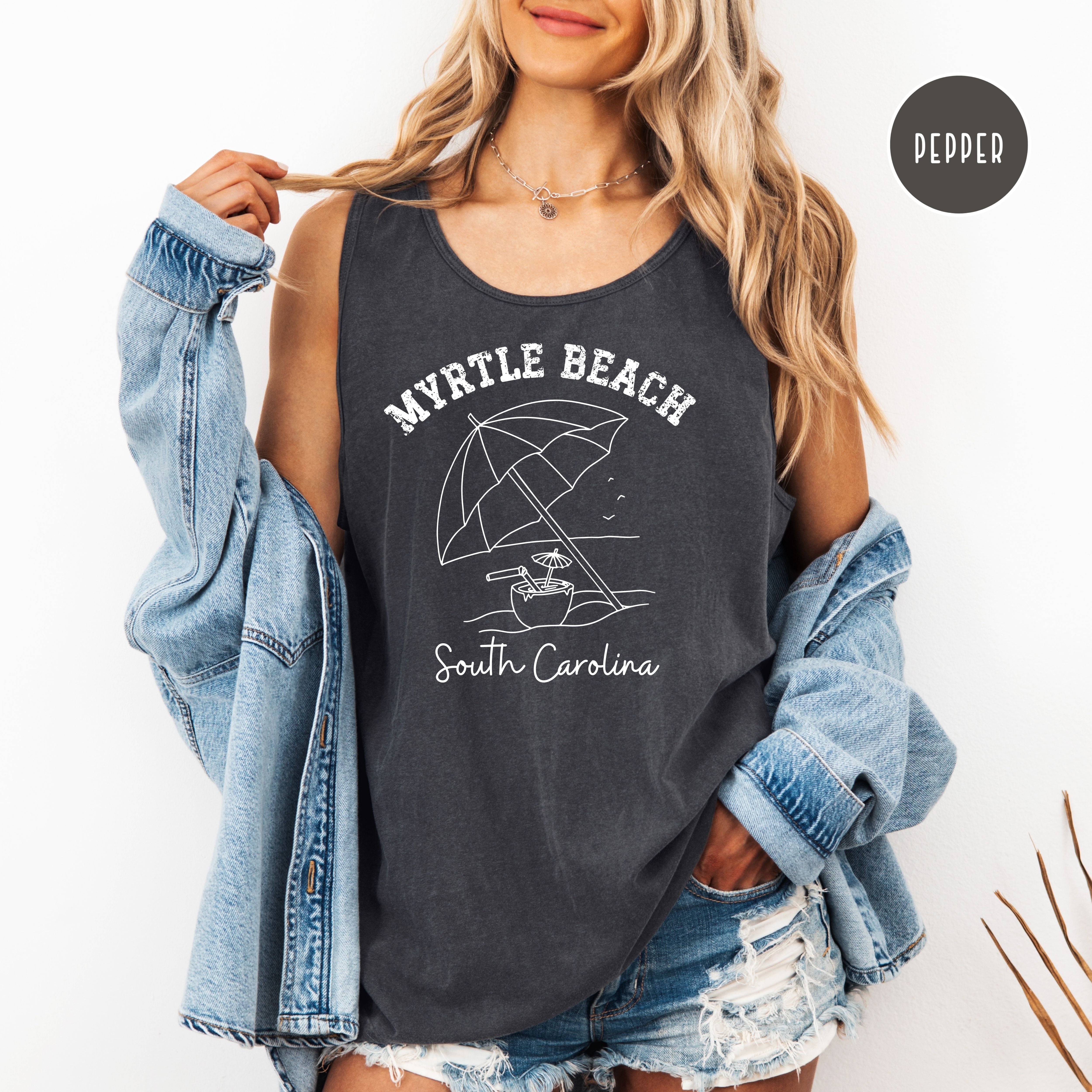 Myrtle Beach South Carolina Comfort Colors Tank Top
