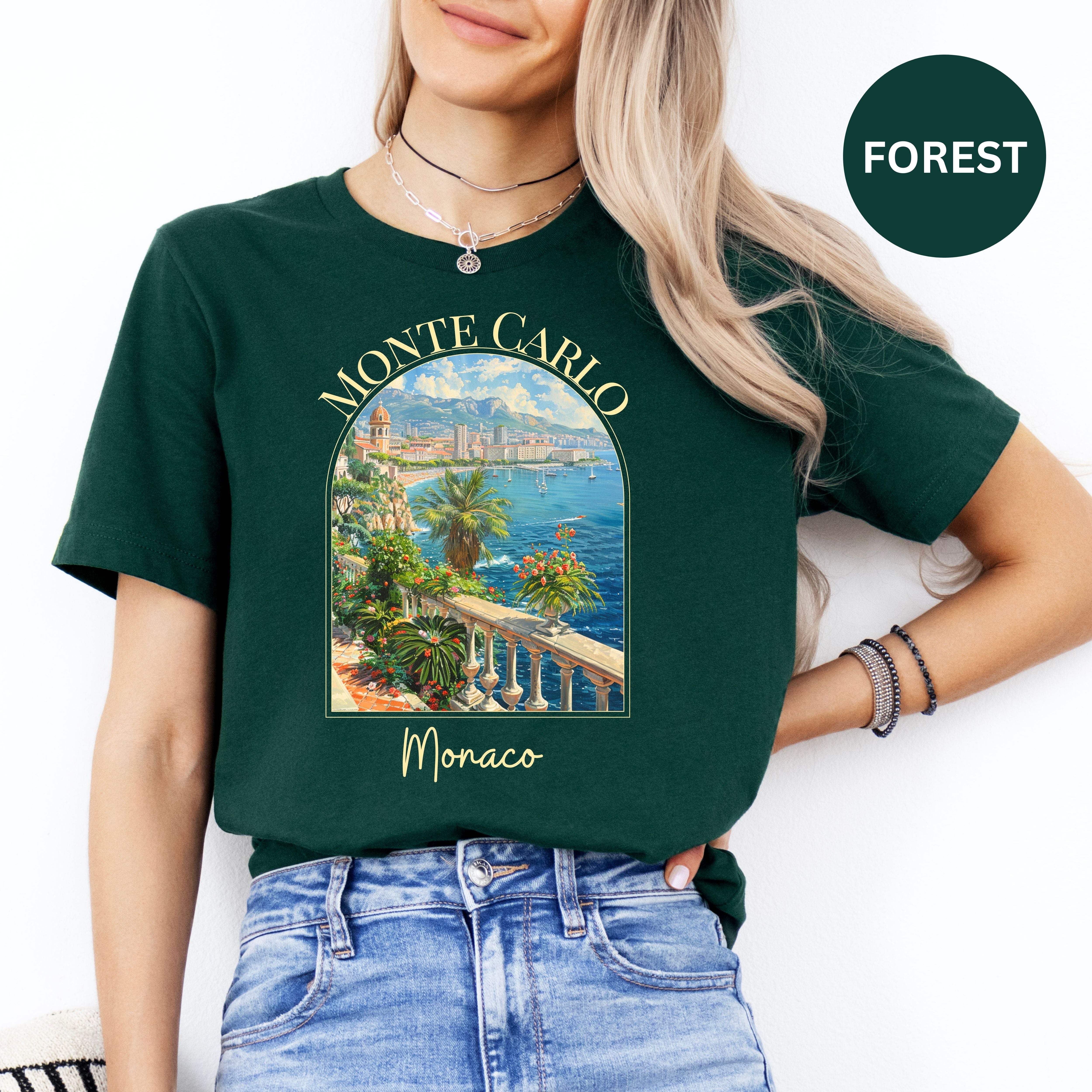 Monte Carlo Monaco Bella Canvas Tee