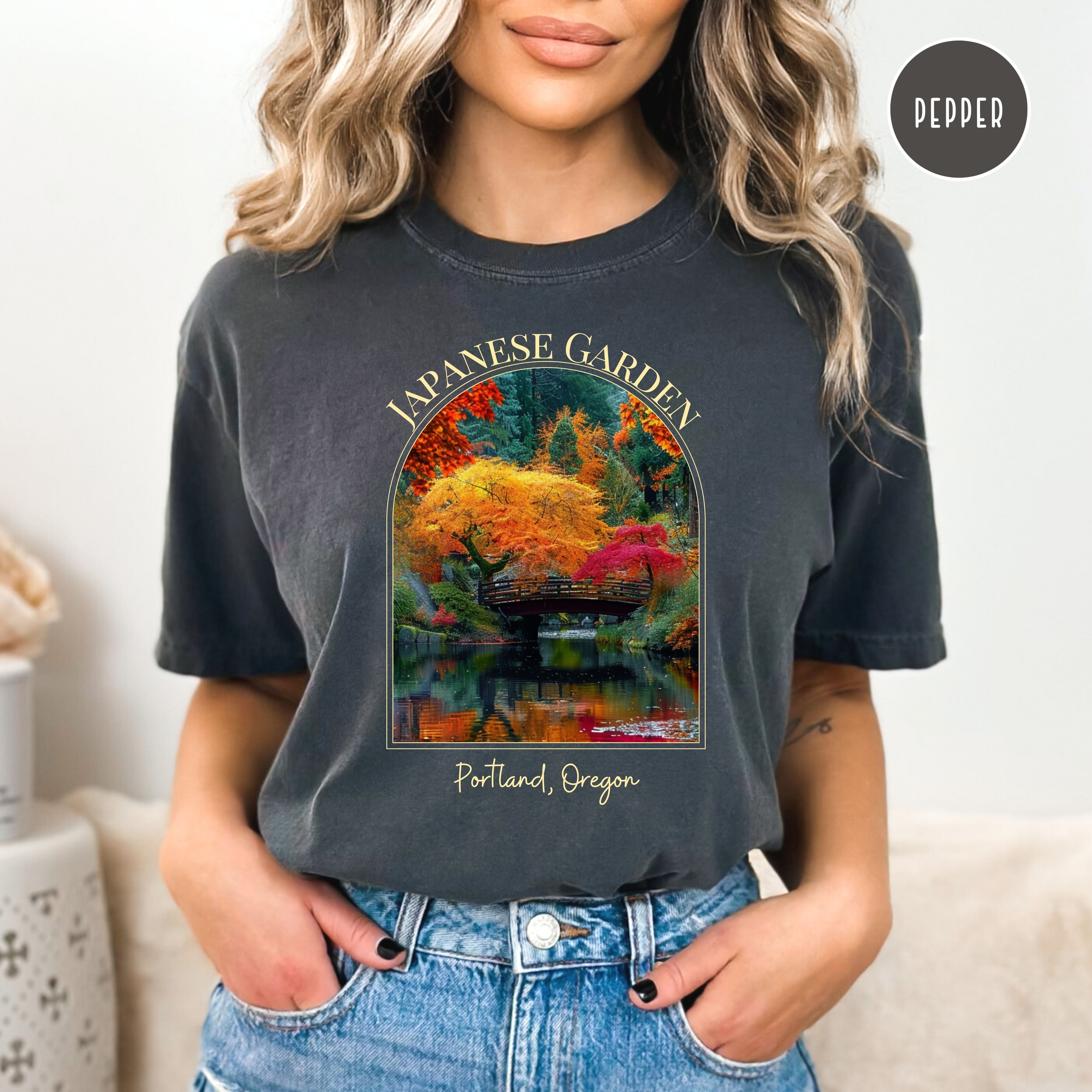 Portland Oregon Japanese Garden Comfort Colors® Tee