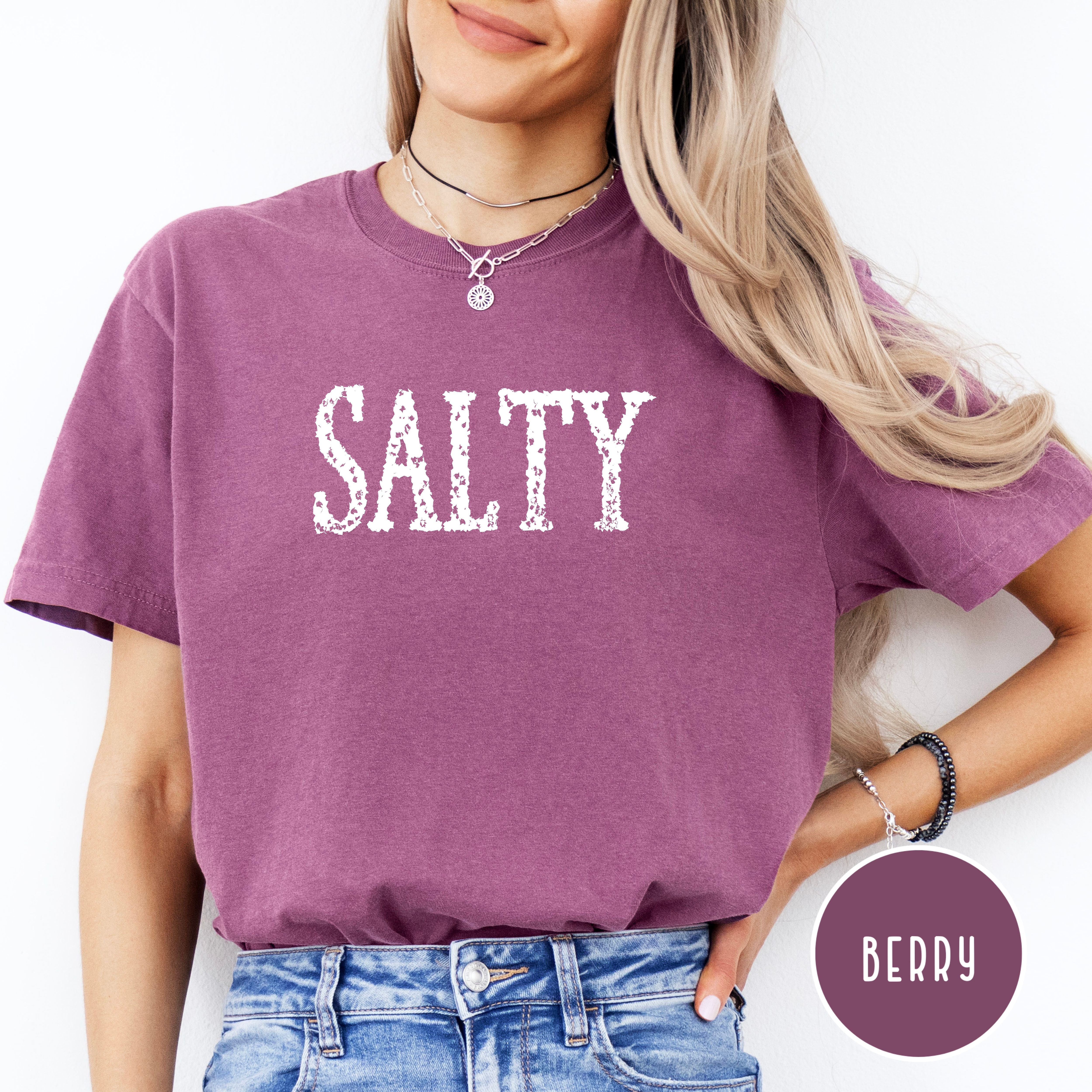 Salty Grunge Comfort Color Beach Tee