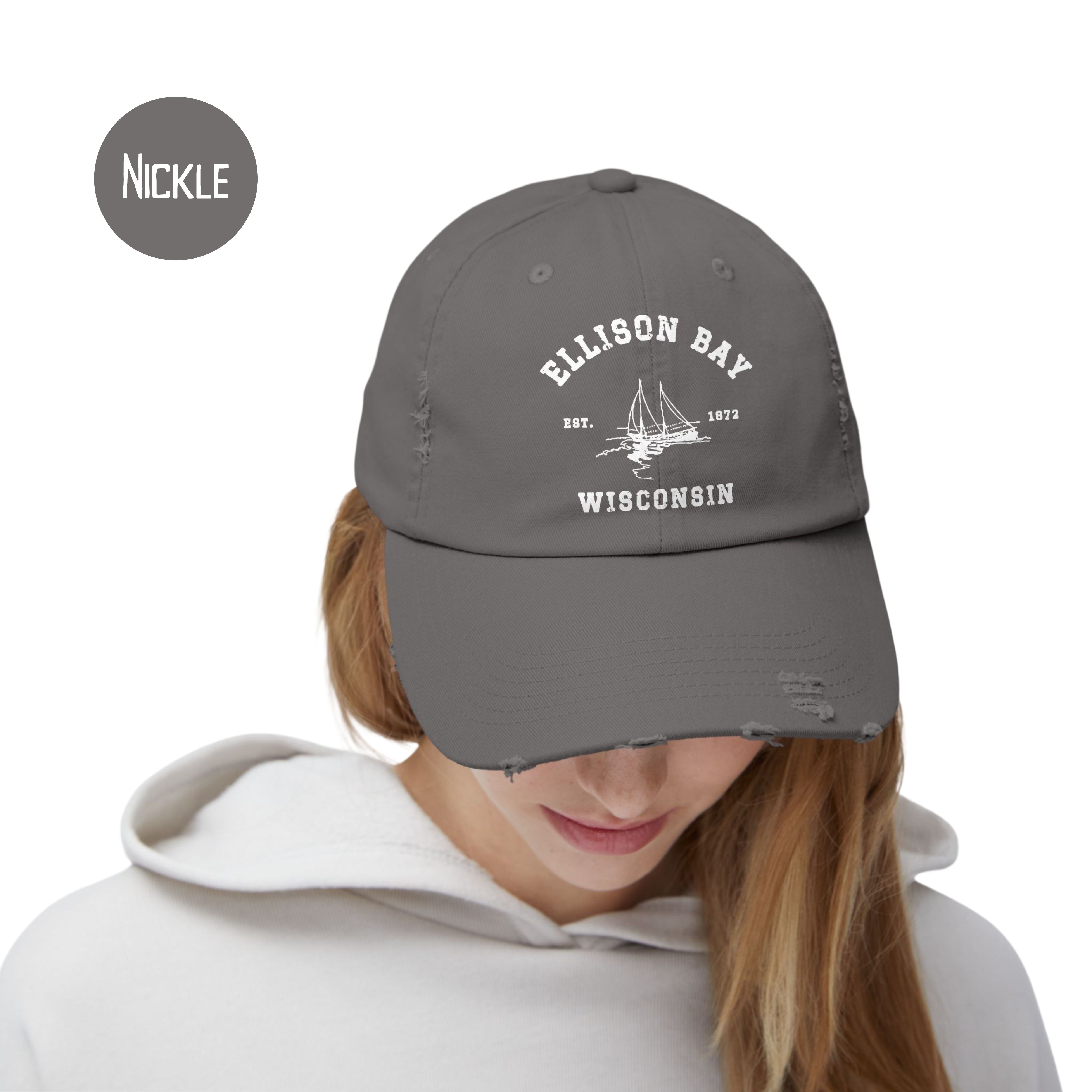 Ellison Bay Grunge Style Baseball Caps