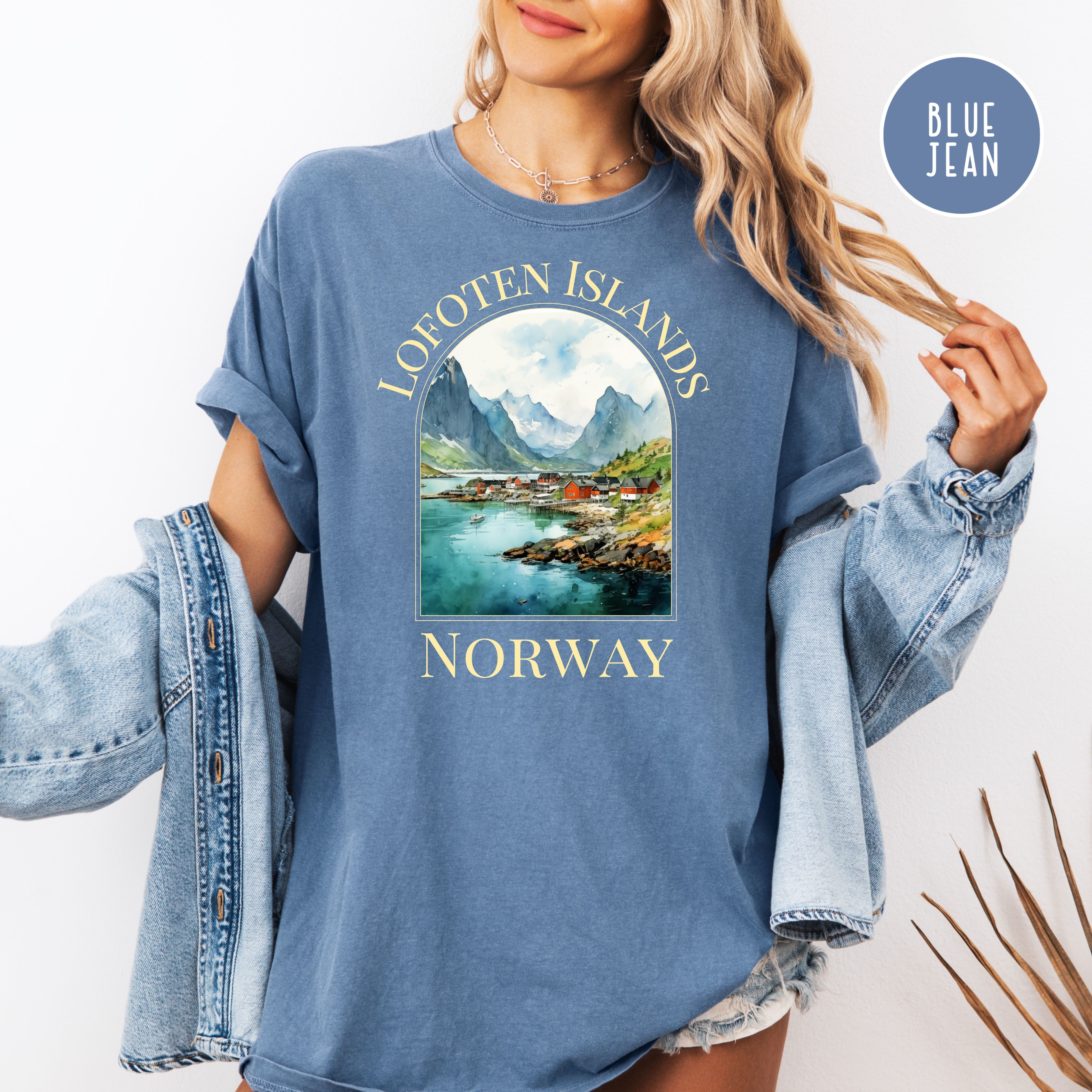 Lofoten Islands Norway Comfort Colors Tee
