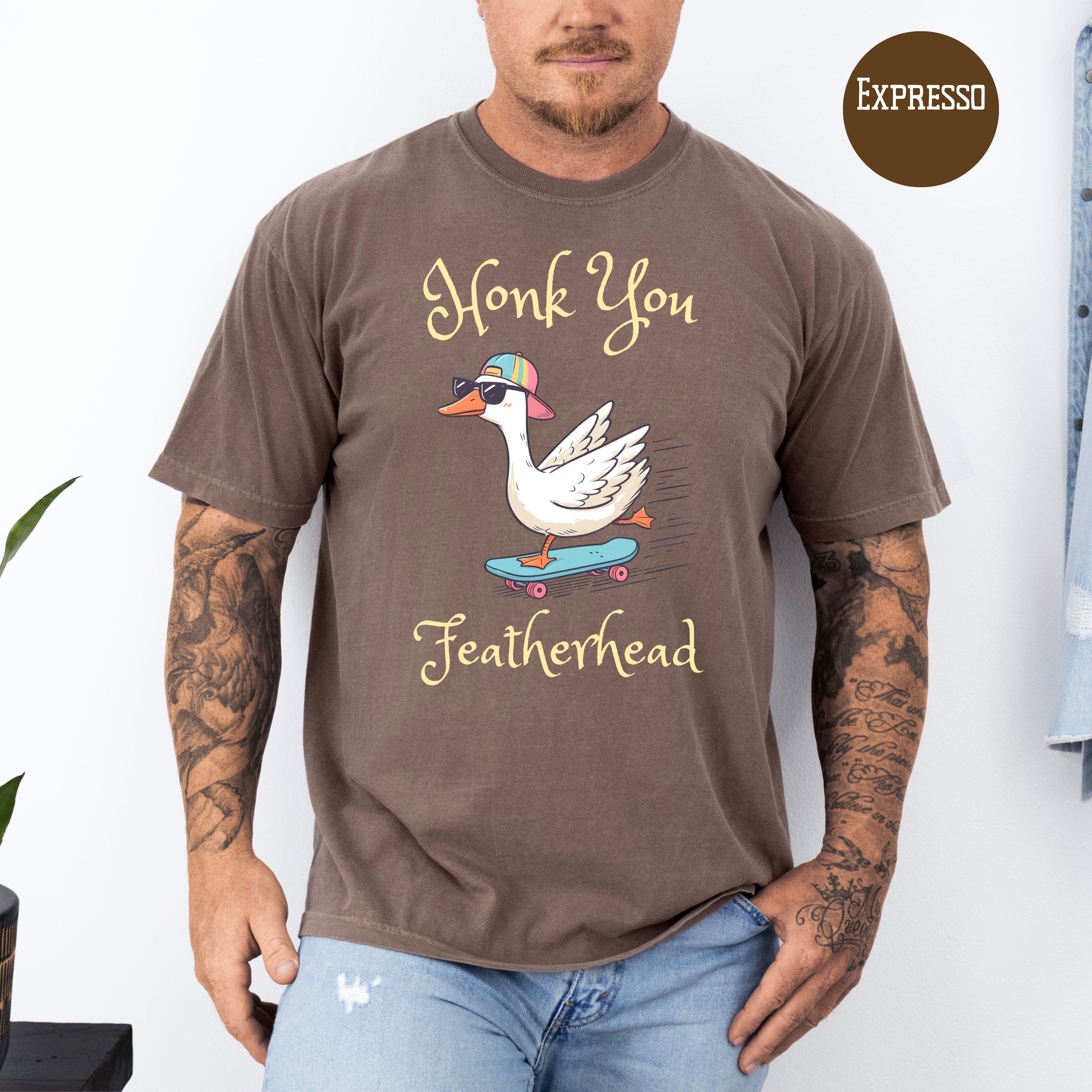 Silly Goose Honk You Comfort Colors Gift Tee
