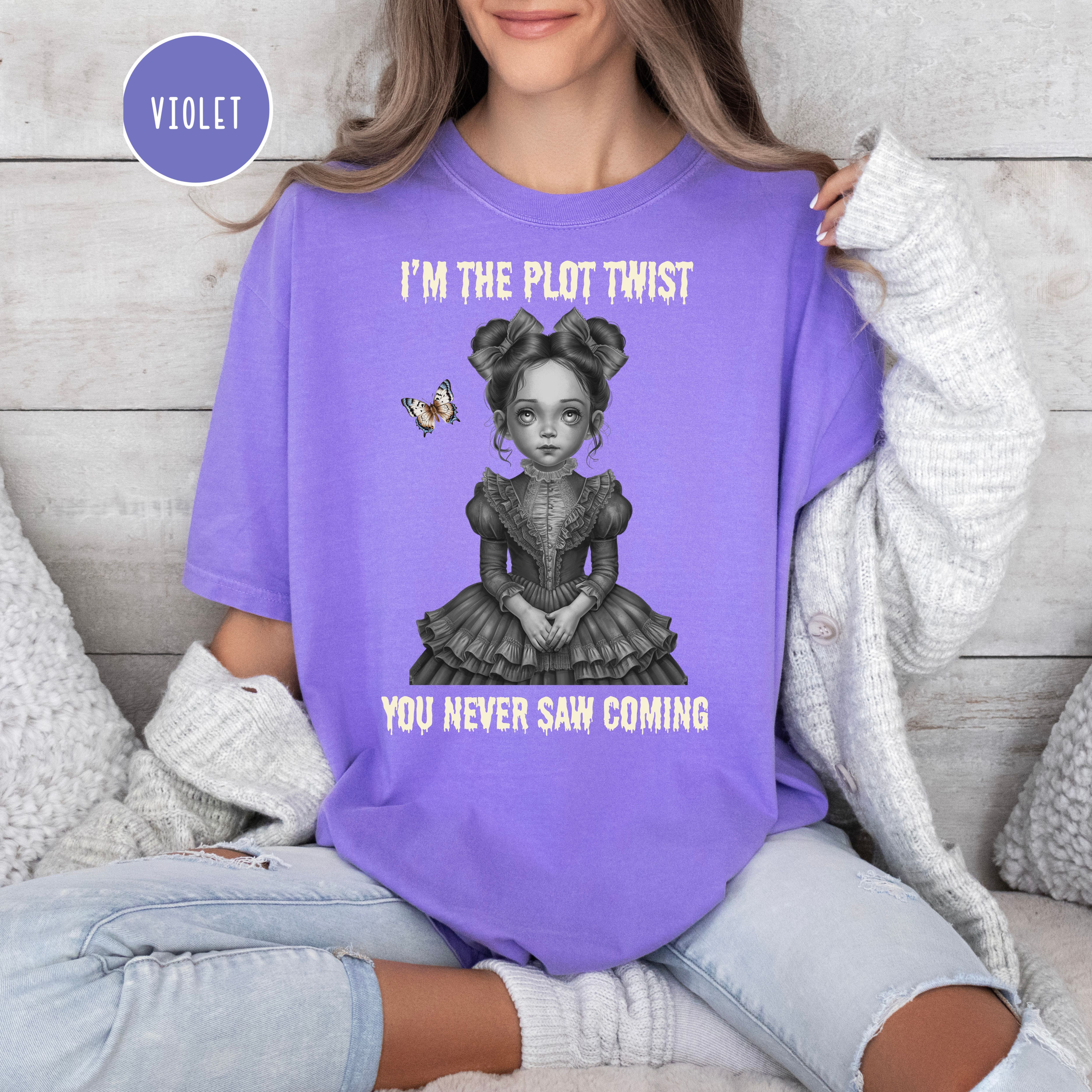 Murder Mystery Book Lover Comfort Colors Tee