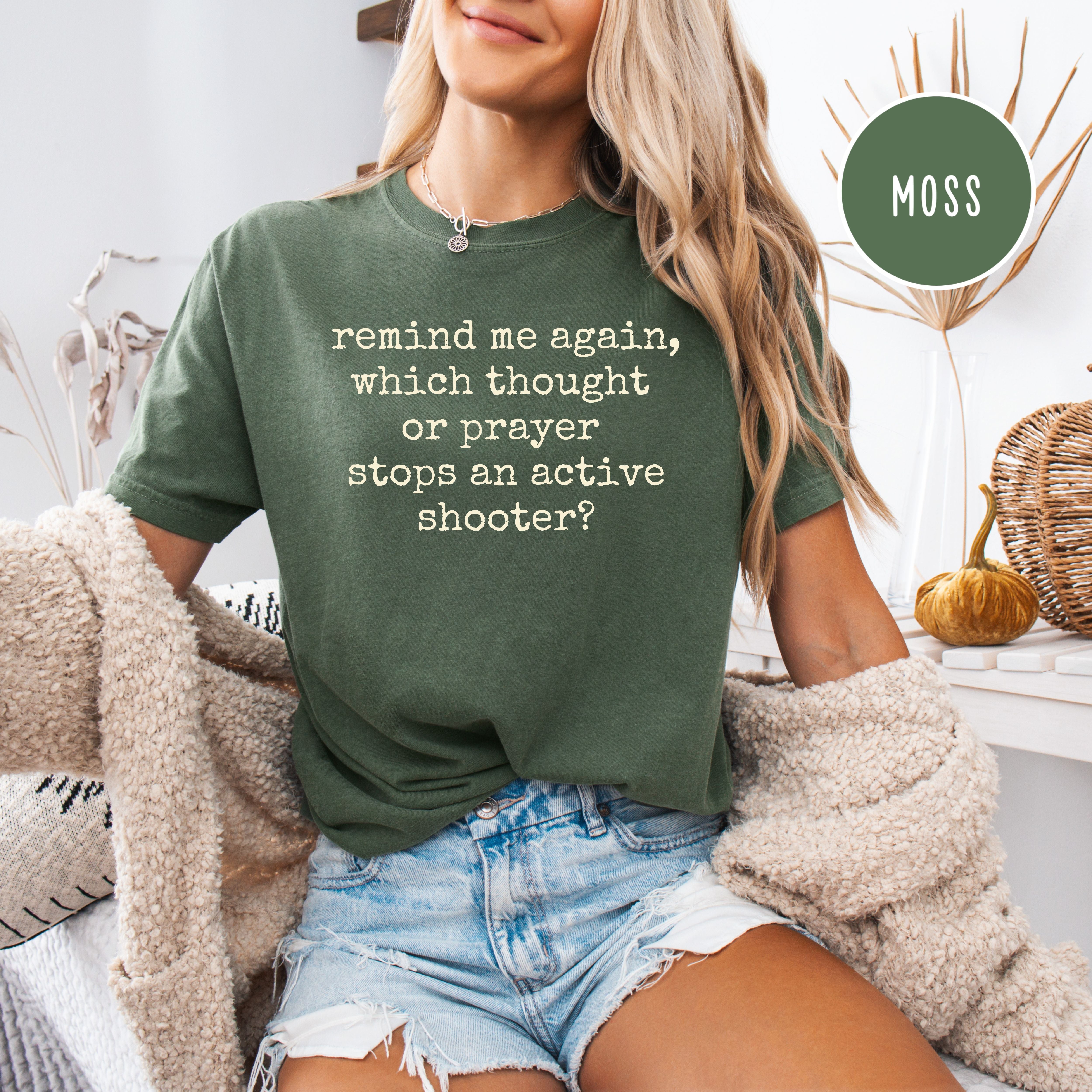 Gun Control Activist Comfort Colors Tee