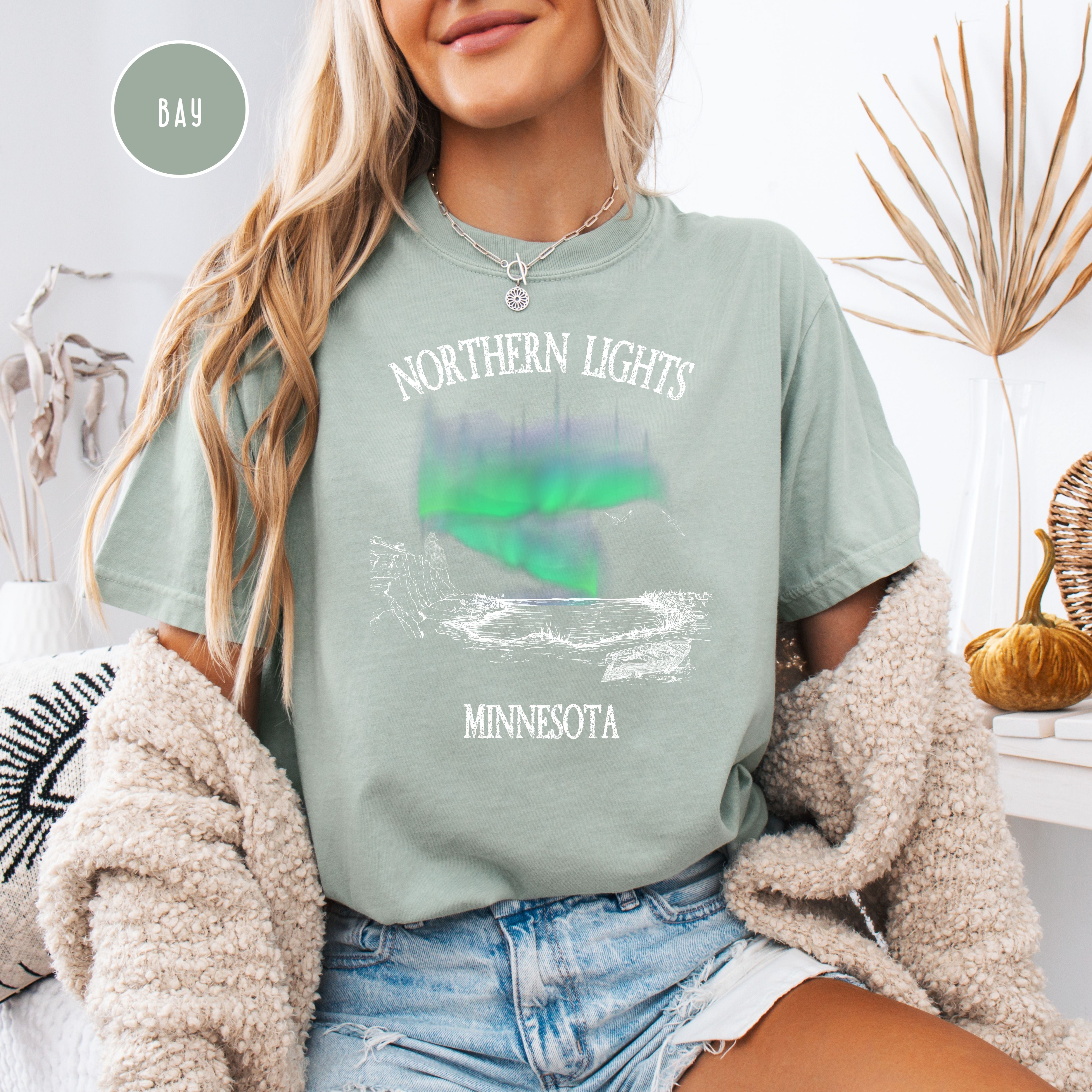 Northern Lights Over Minnesota Comfort Colors® Tee