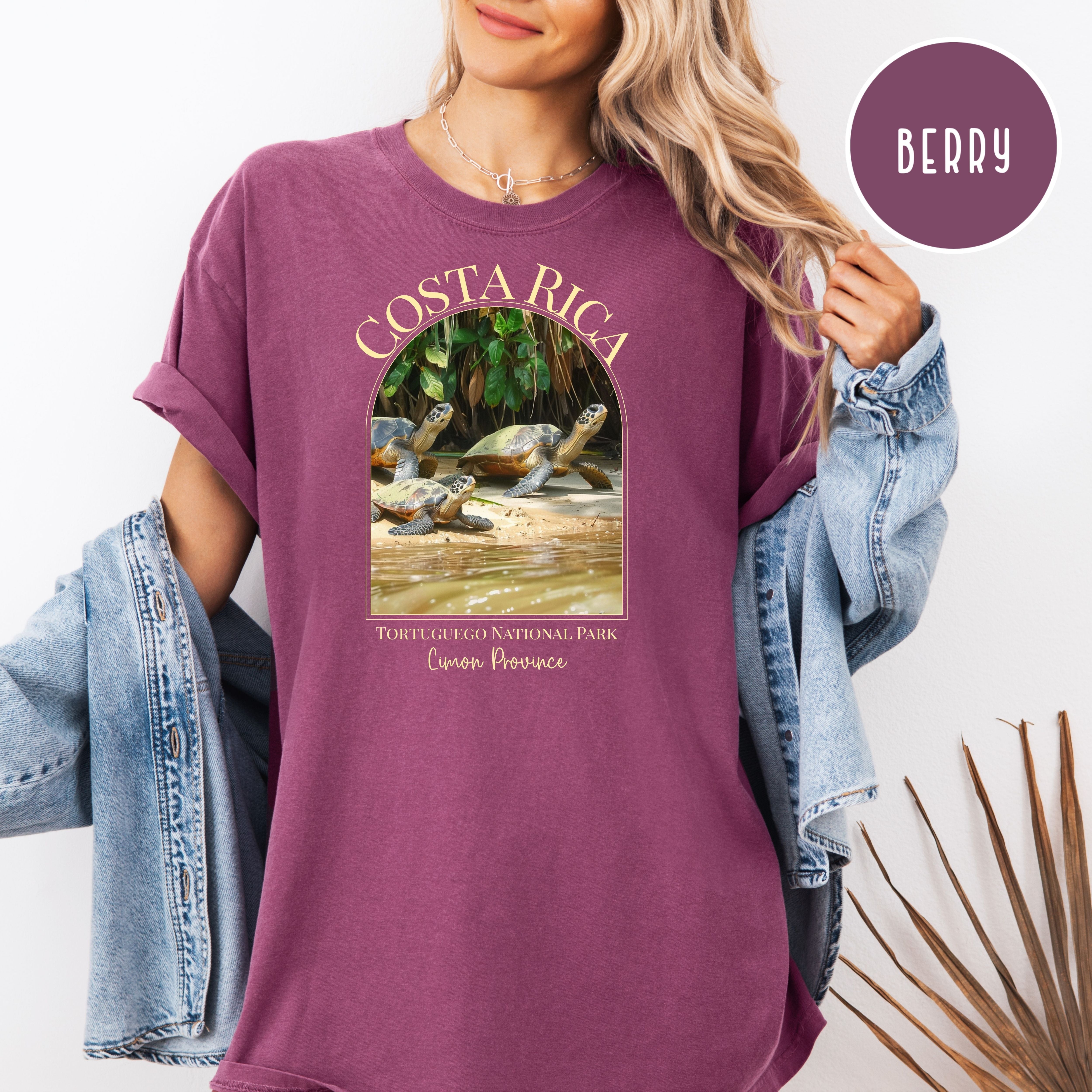 Costa Rica Nesting Turtles Comfort Colors T-Shirt, Tortuguero National Park Costa Rica