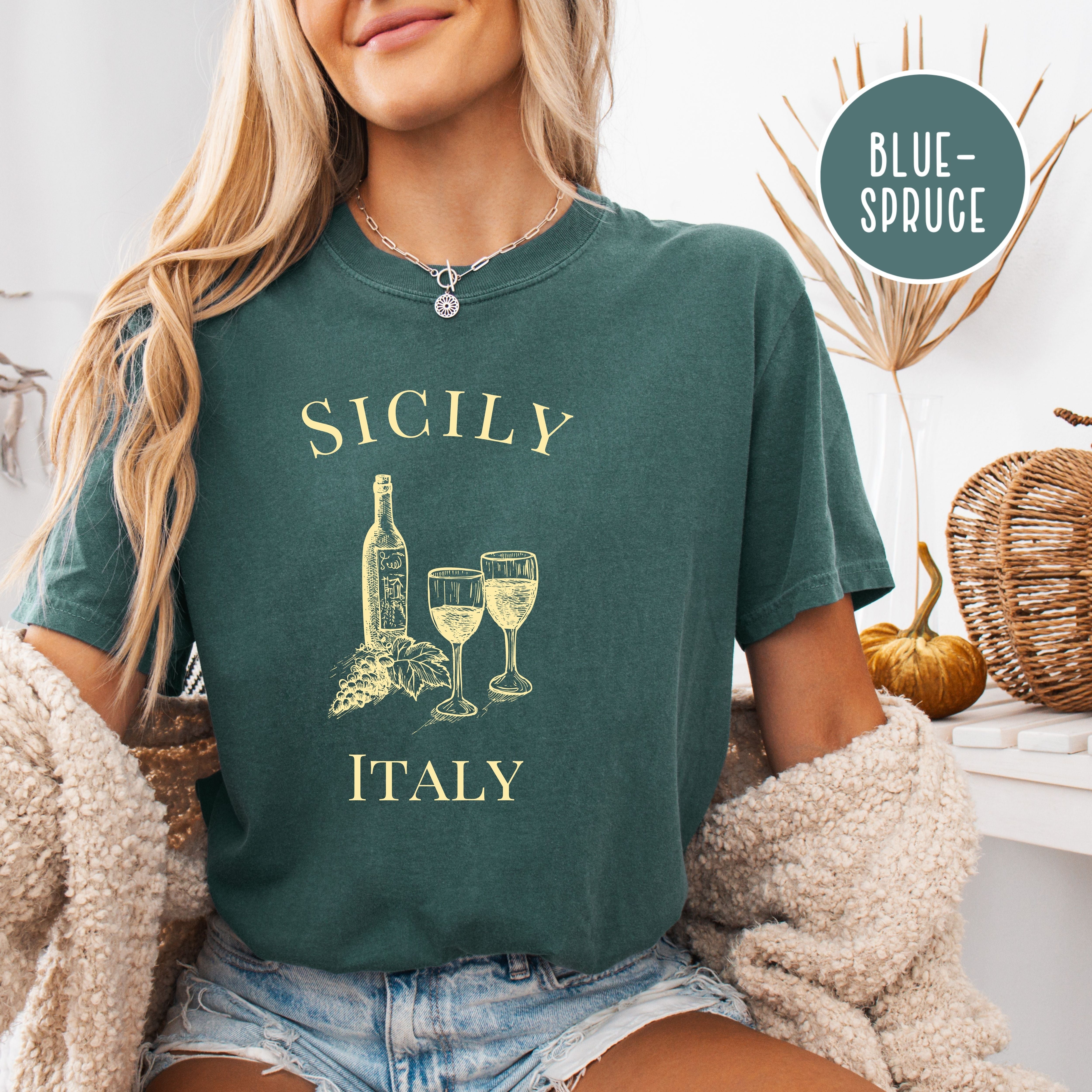 Sicily Italy Winery Comfort Colors® Tee