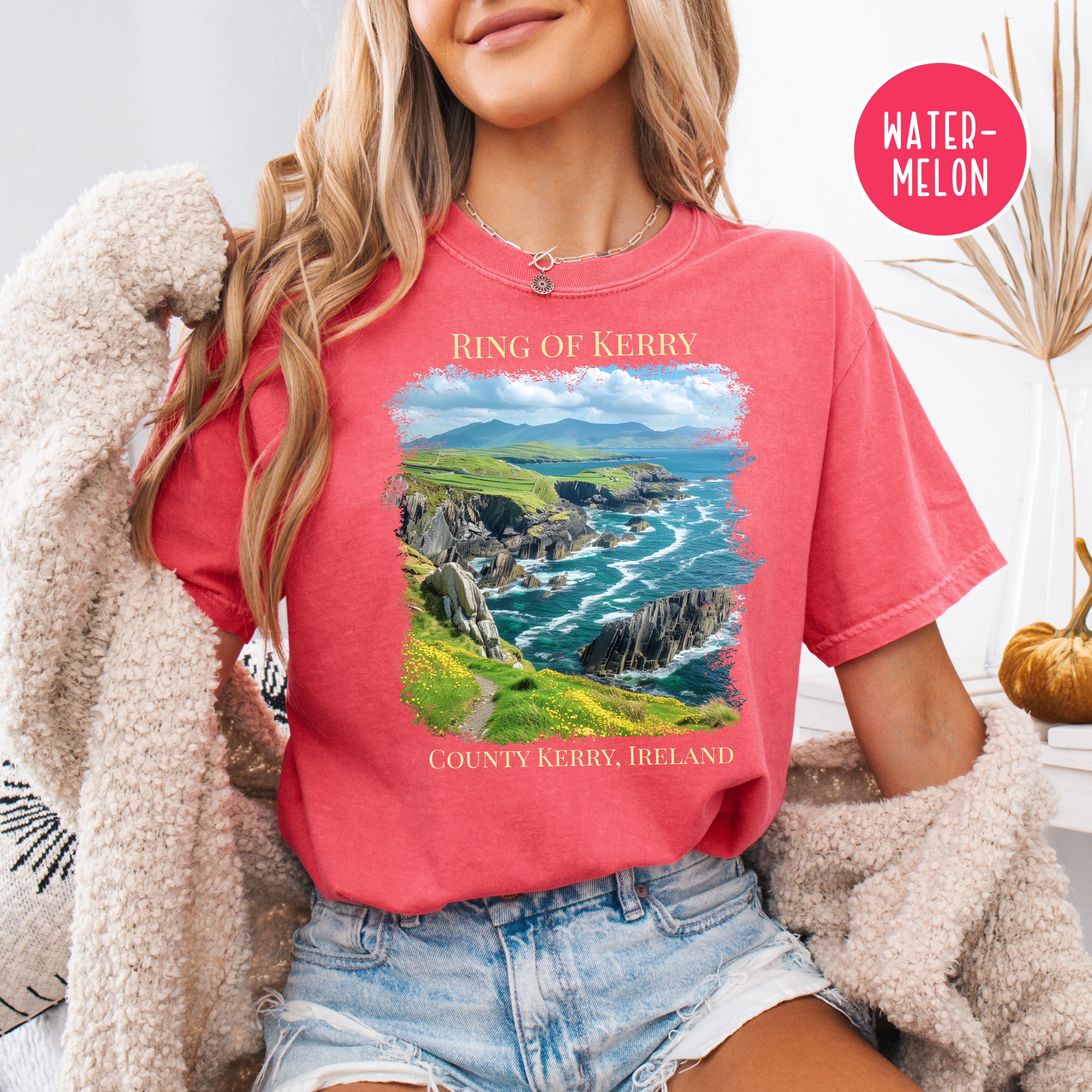 Dublin Ireland Ring of Kerry Comfort Colors Tee