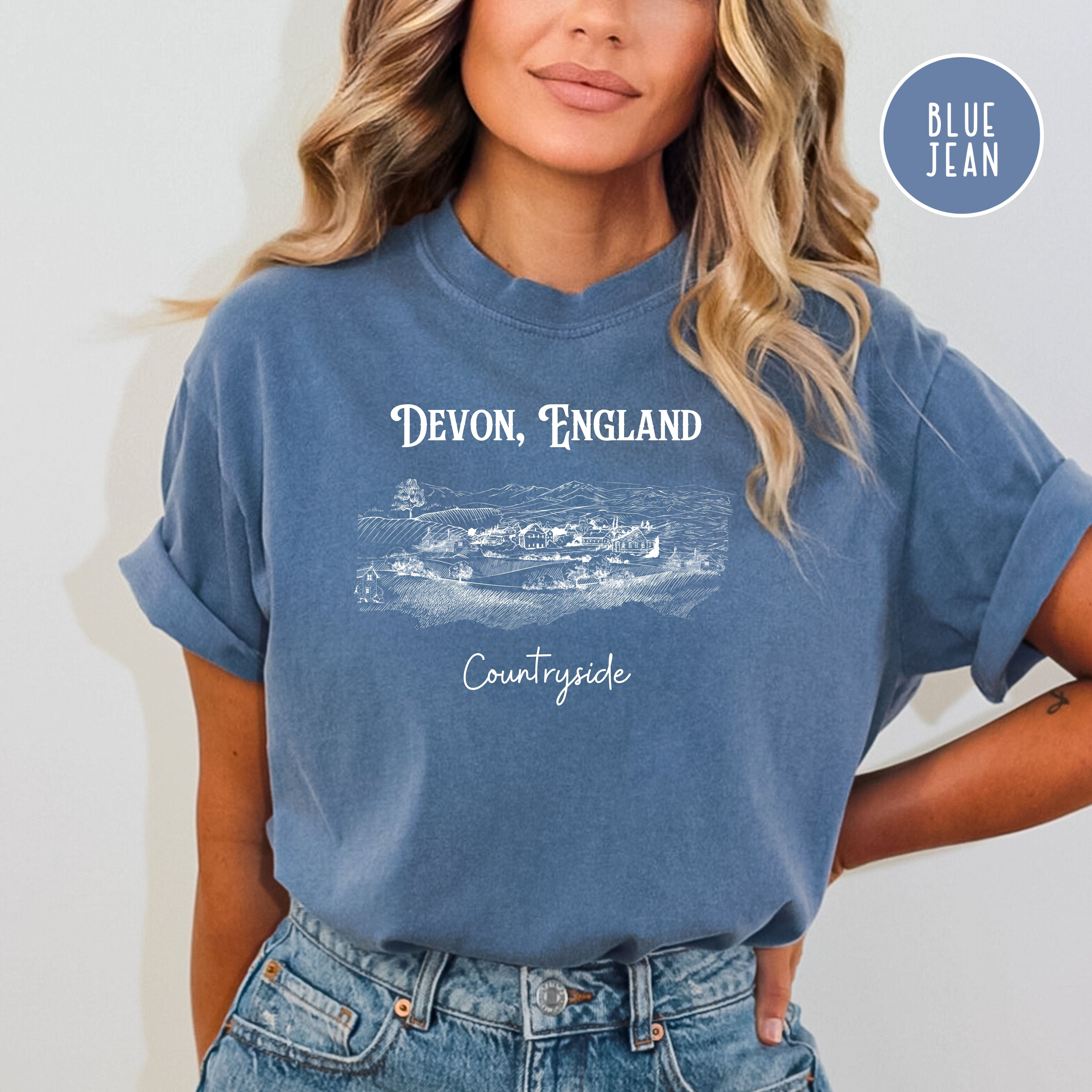 Devon England Countryside Comfort Colors® Tee