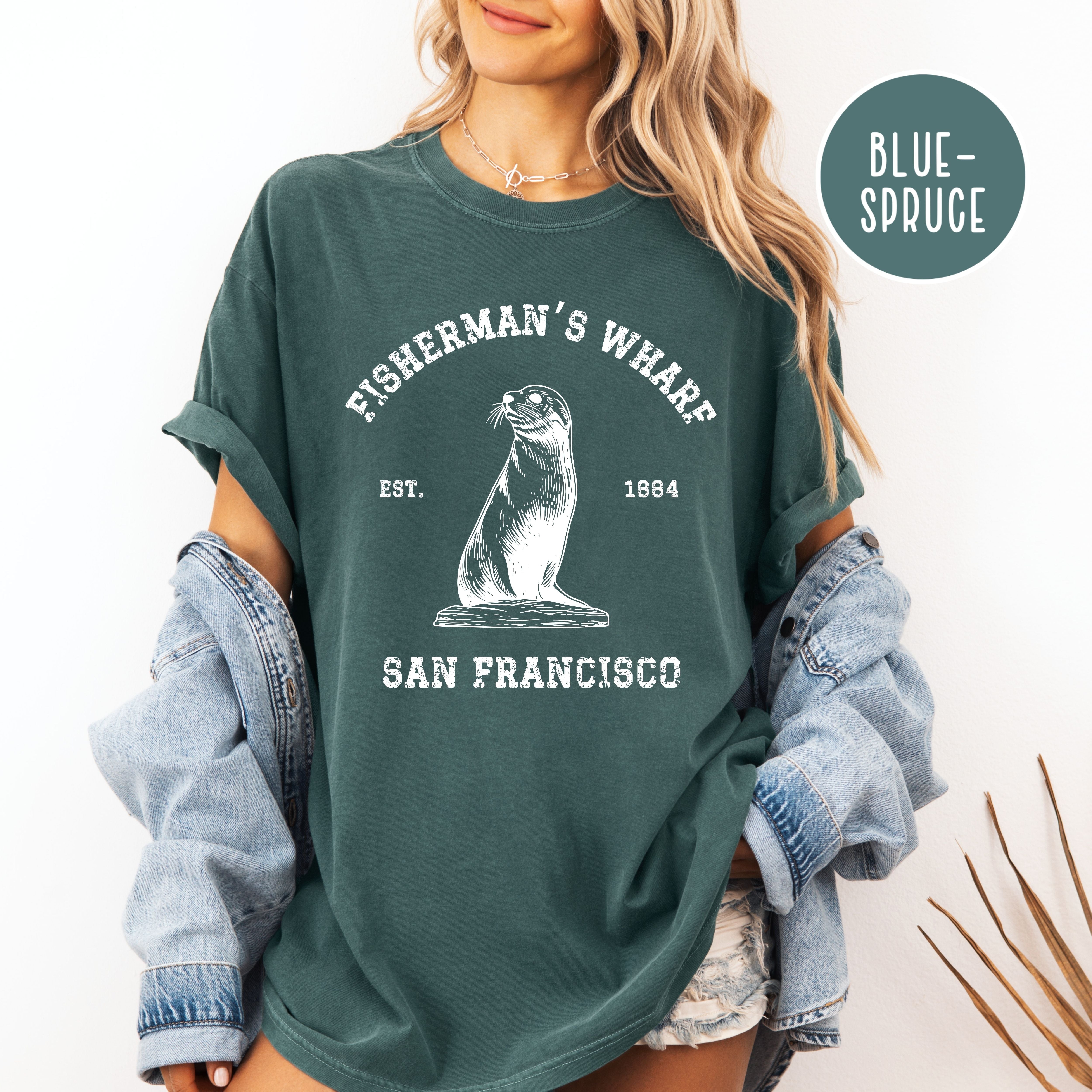 Fisherman Wharf San Francisco Comfort Colors Tee Shirt