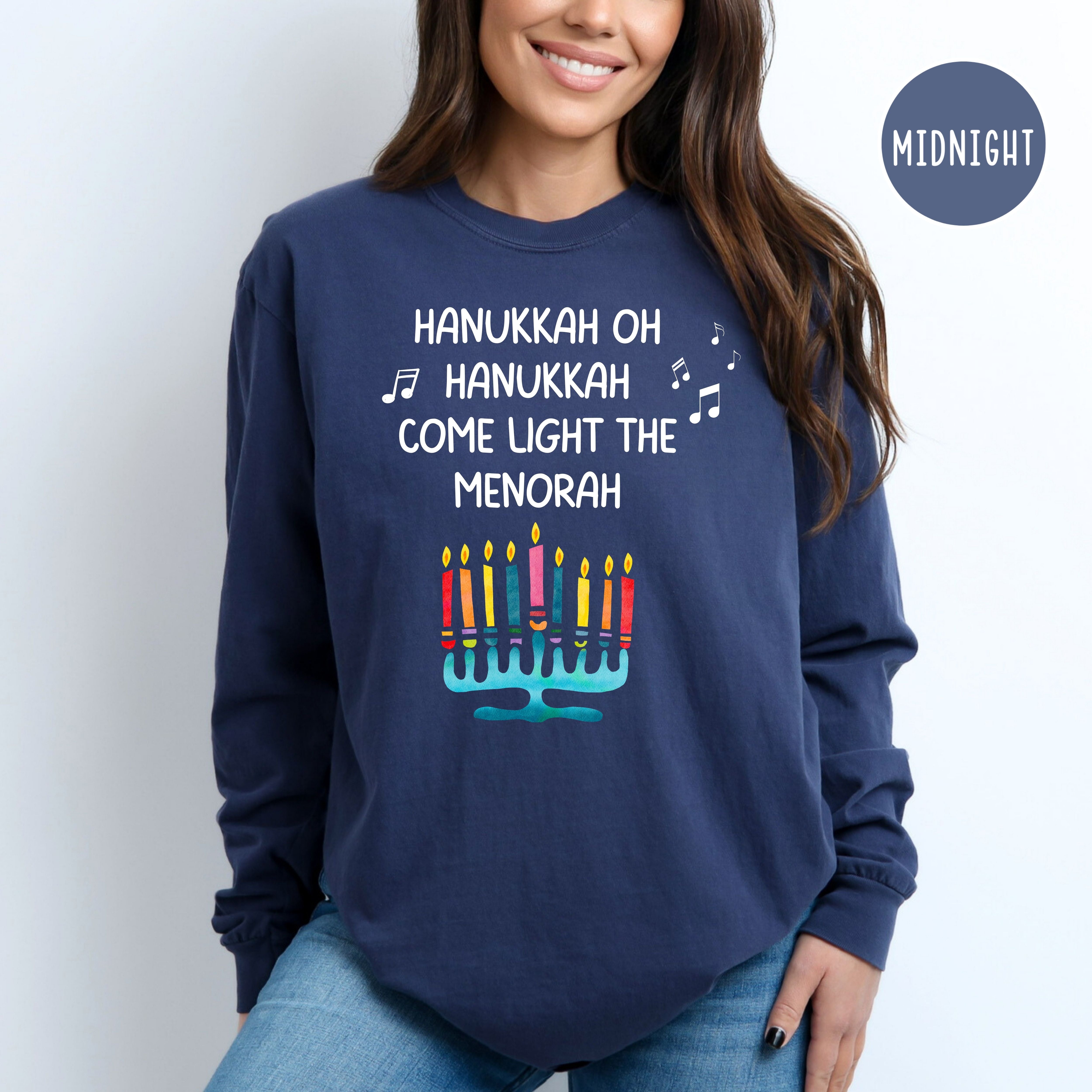 Chanukah Party Comfort Colors® Long Sleeve Tee