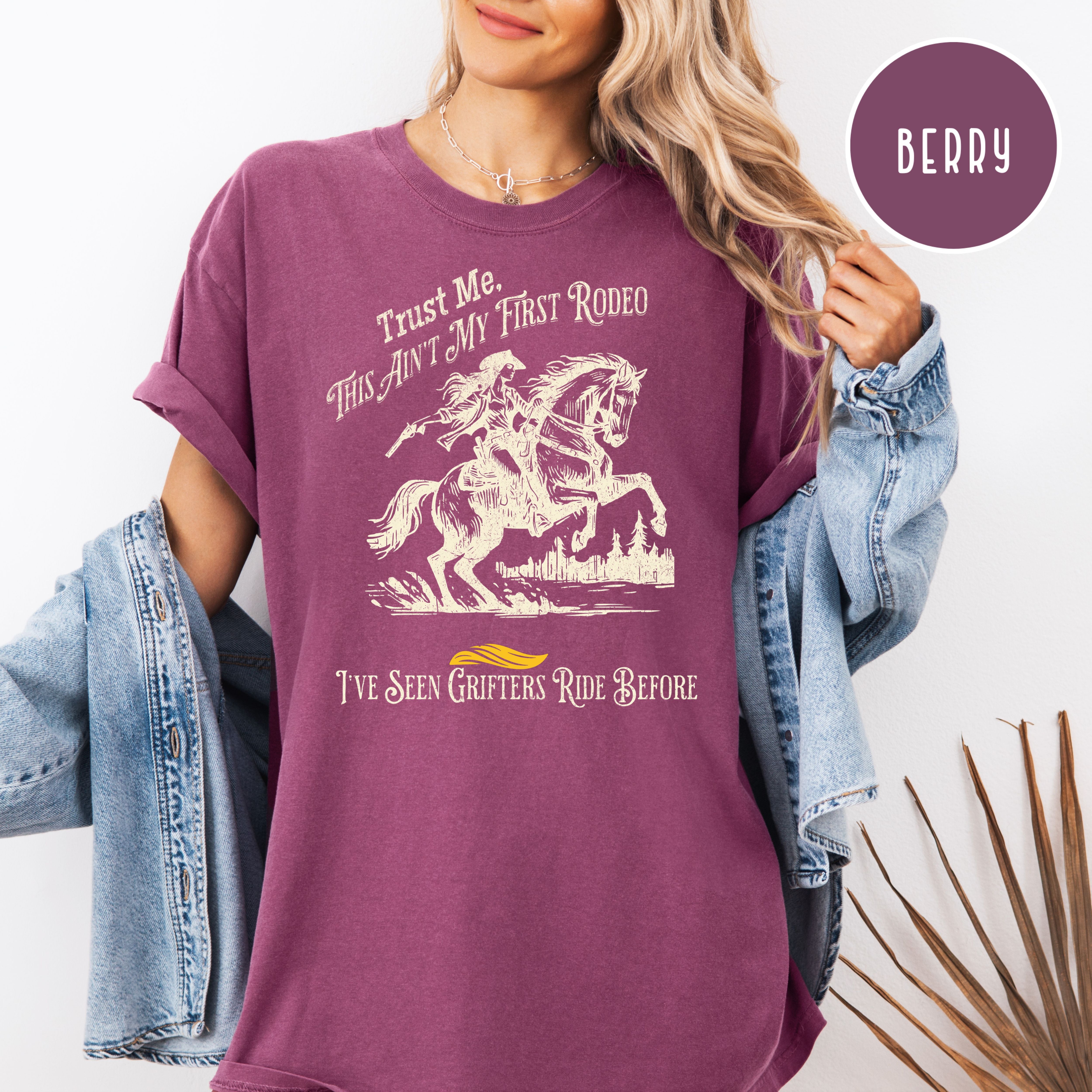 Anti Trump Not My First Rodeo Comfort Colors Political Tee Shirt