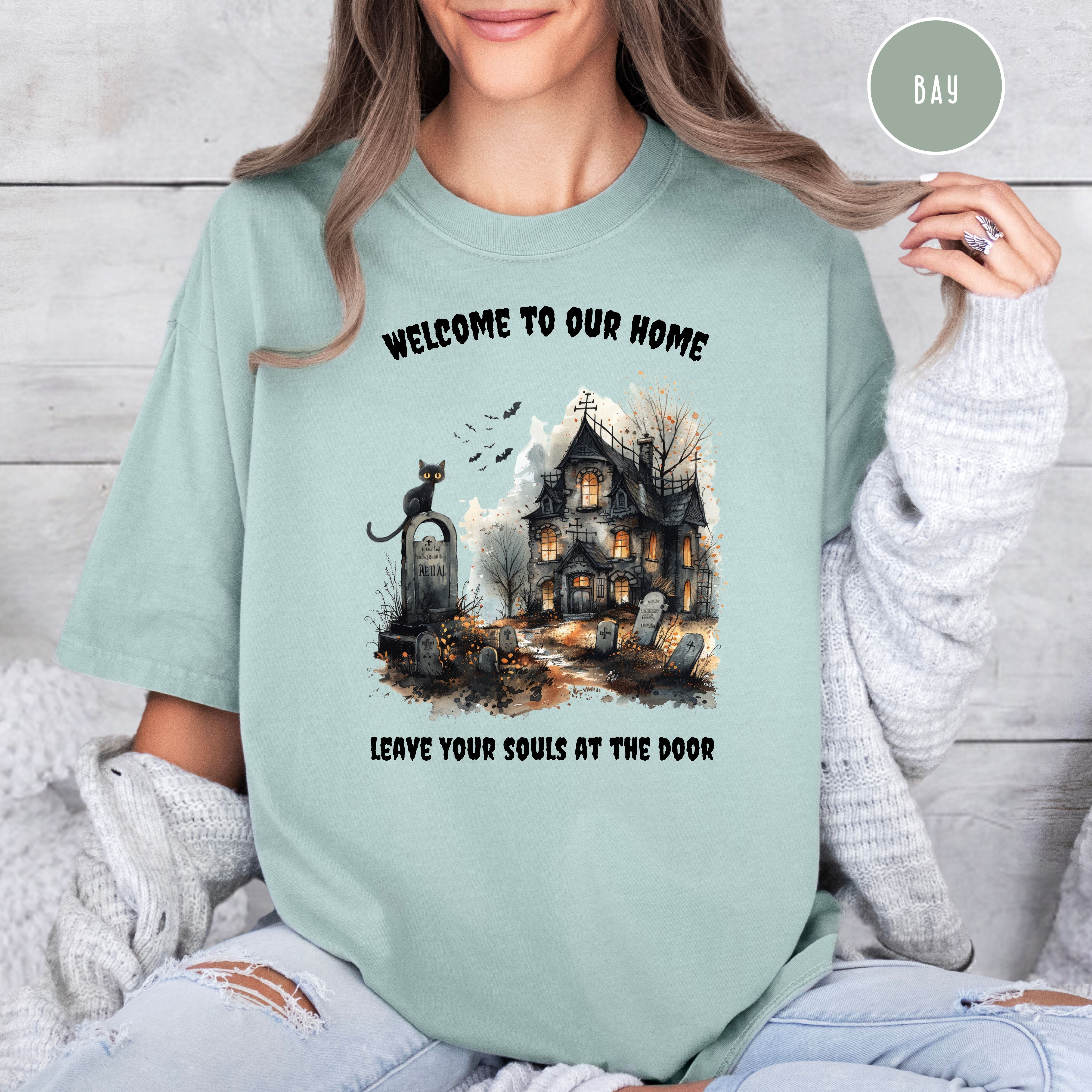 Halloween Haunted House Comfort Colors® Tee