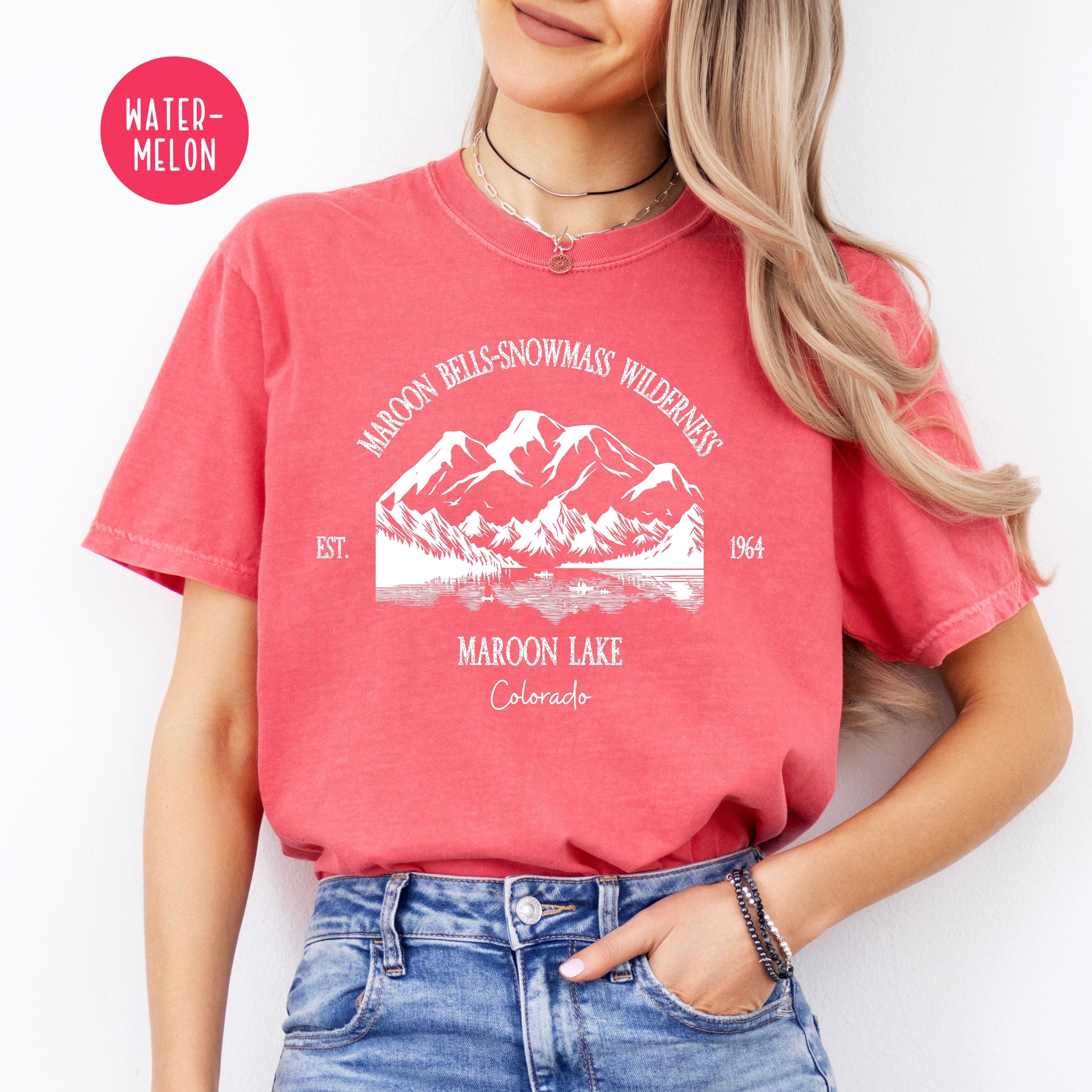 Maroon Bells-Snowmass Wilderness Maroon Lake Comfort Colors® Tee