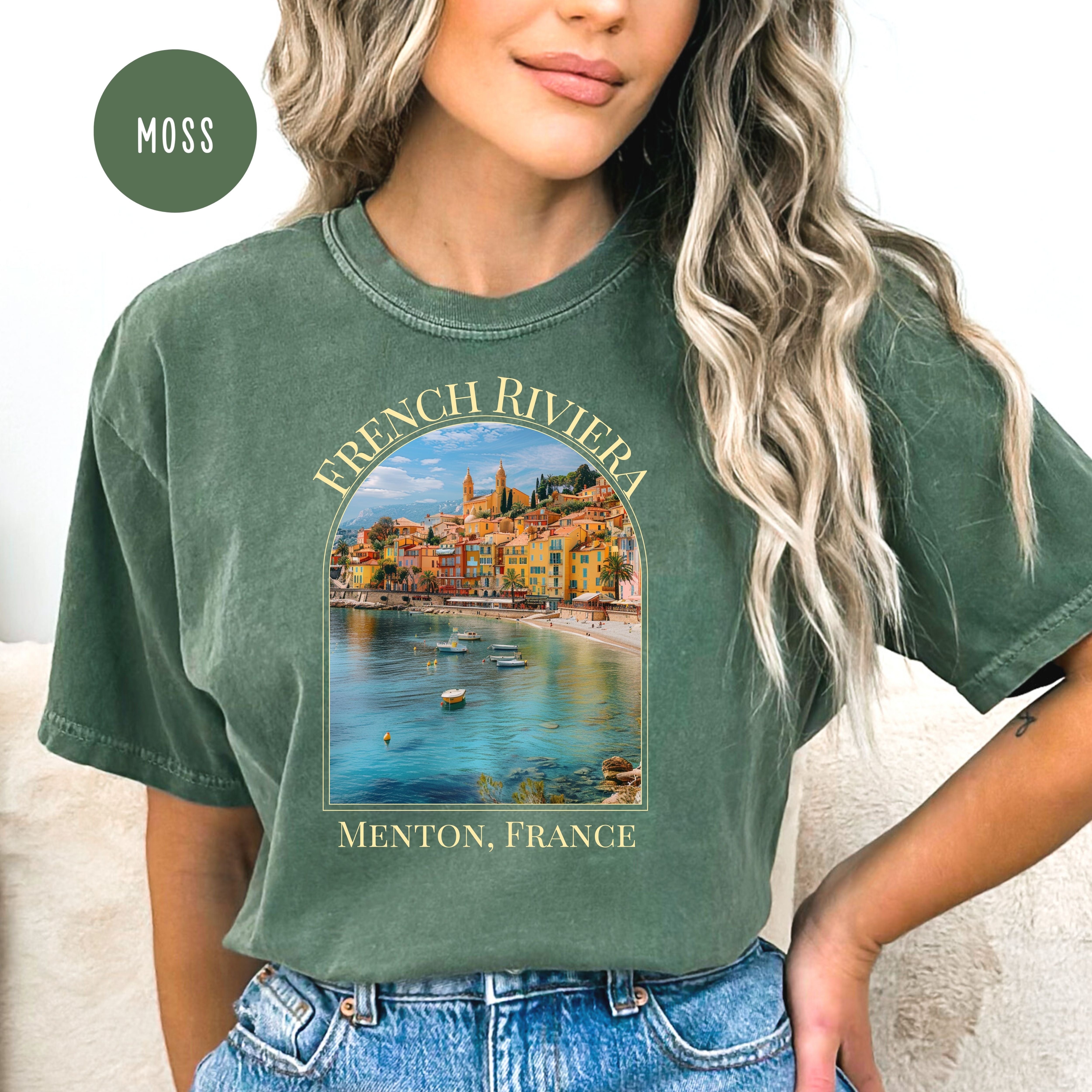 French Riviera Menton France Comfort Colors® Tee