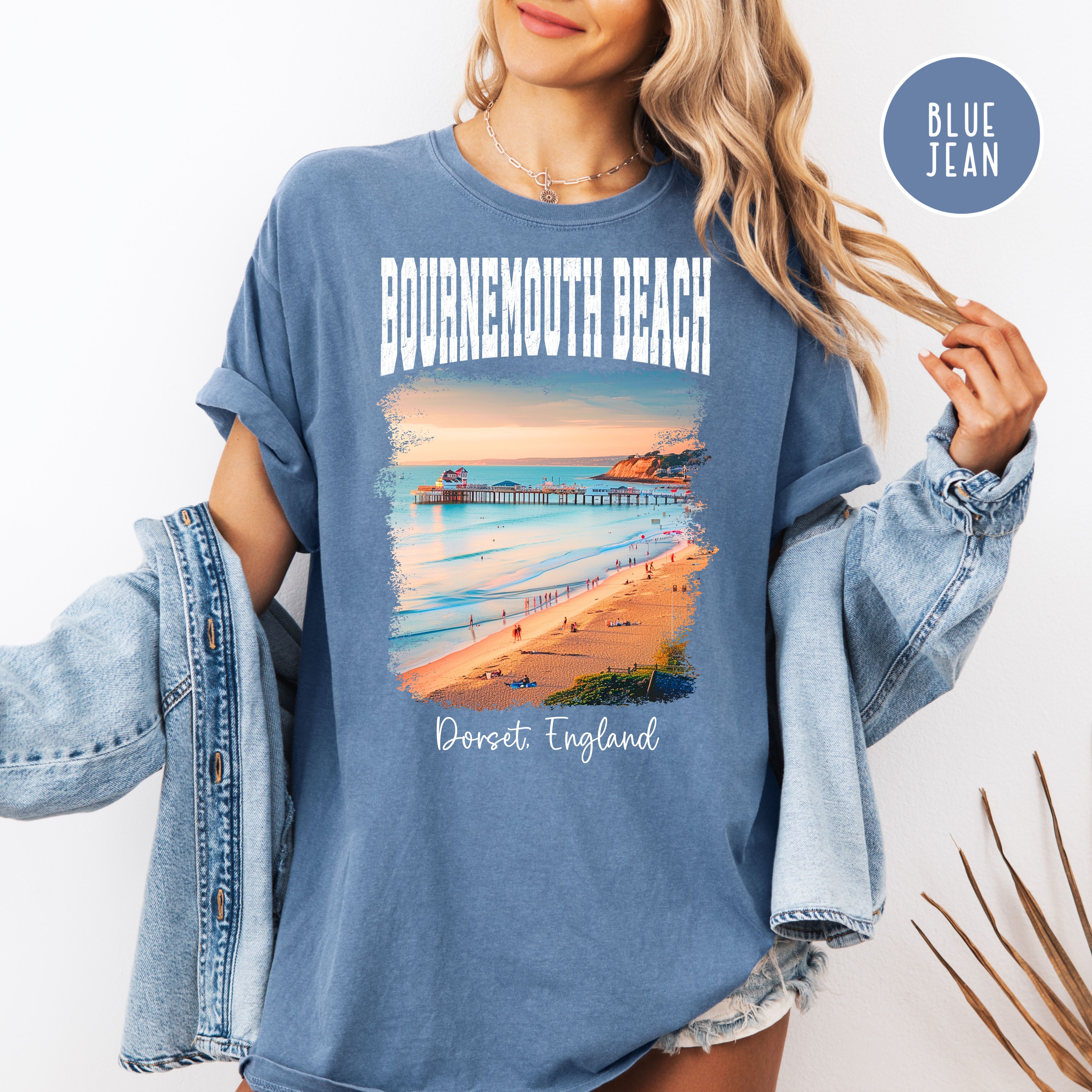 Bournemouth Beach Dorset England Comfort Colors® Tee