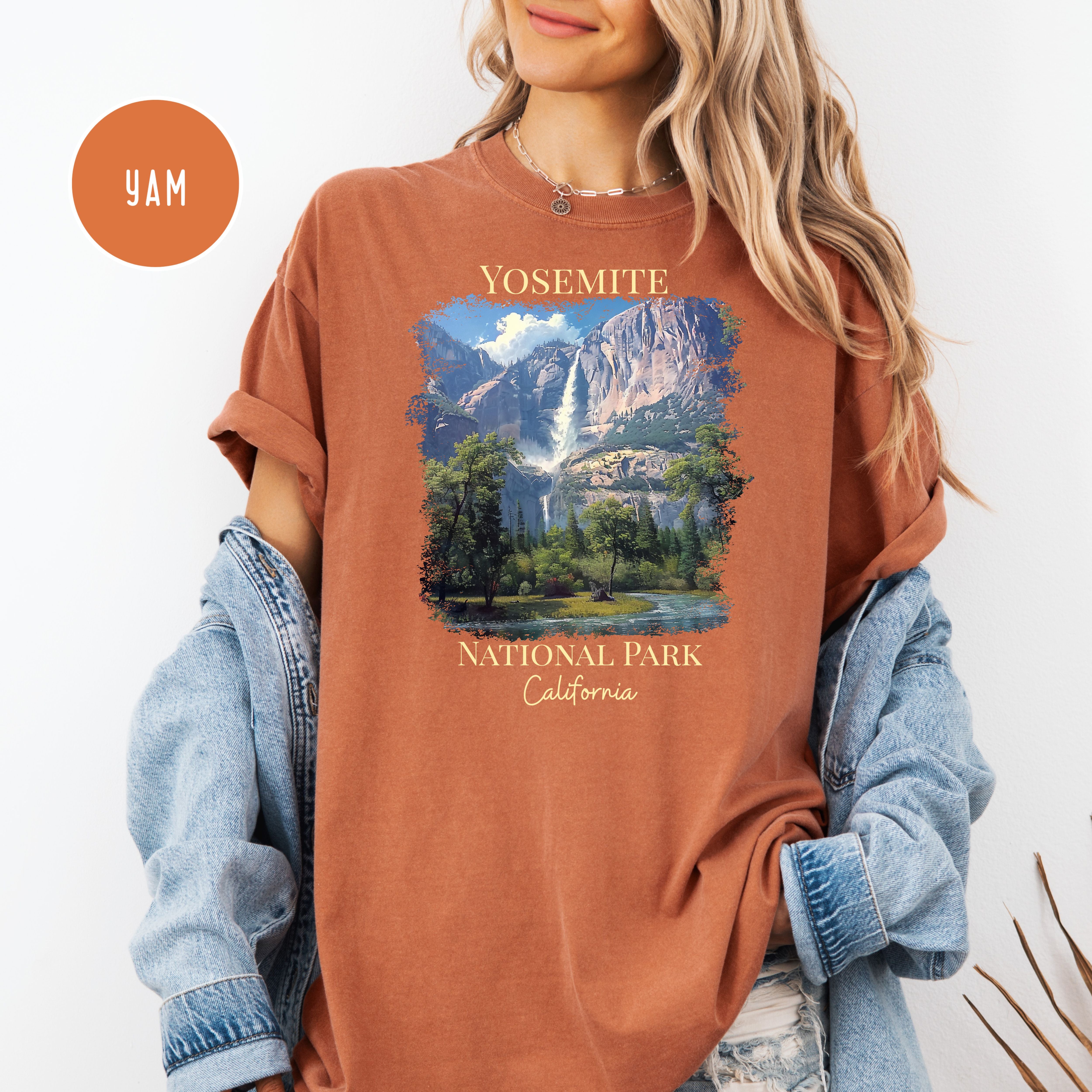 Yosemite National Park California Comfort Colors Vacation Gift Shirt