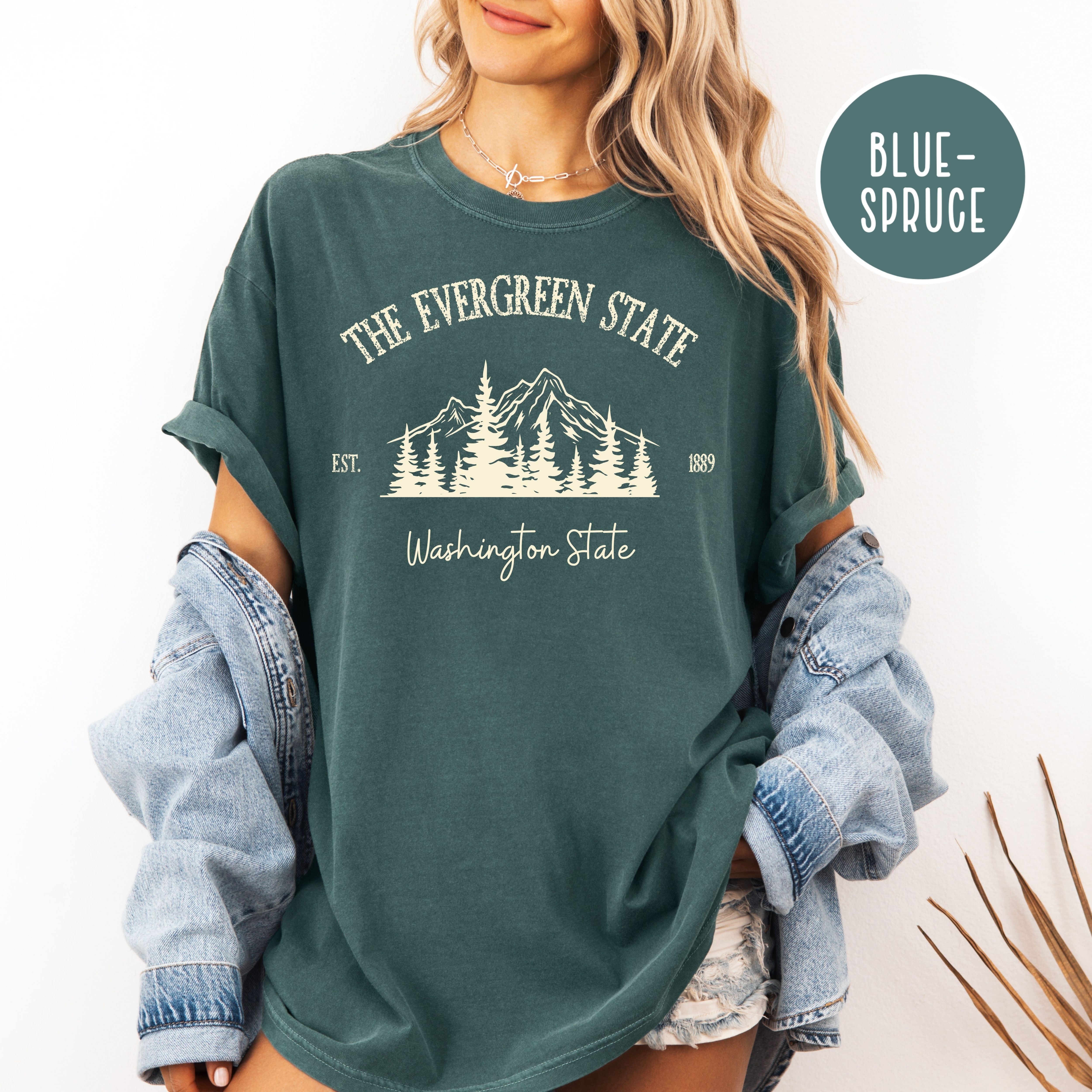 The Evergreen State Washington State Comfort Colors Unisex Tee
