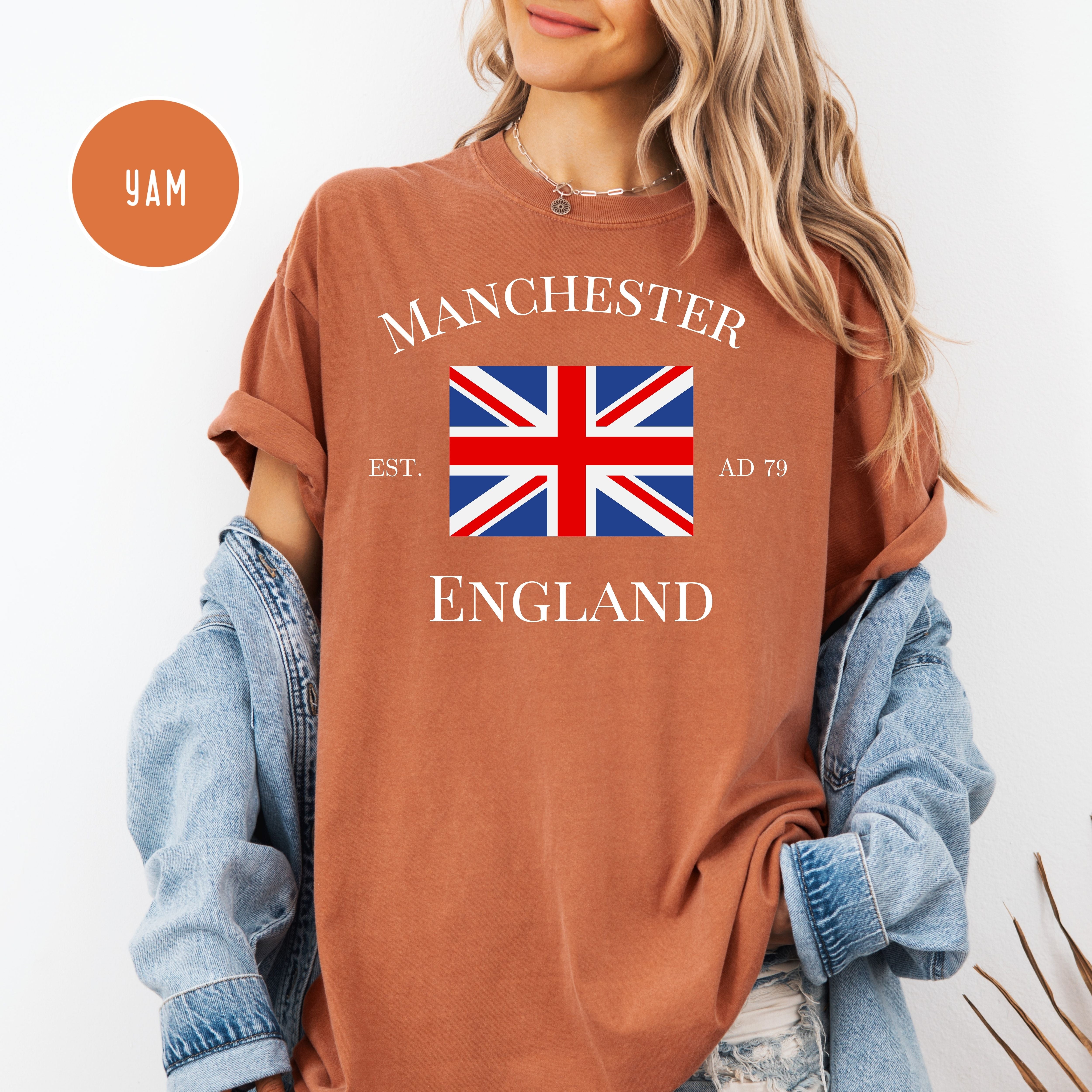 Manchester England Comfort Colors Tee Shirt,