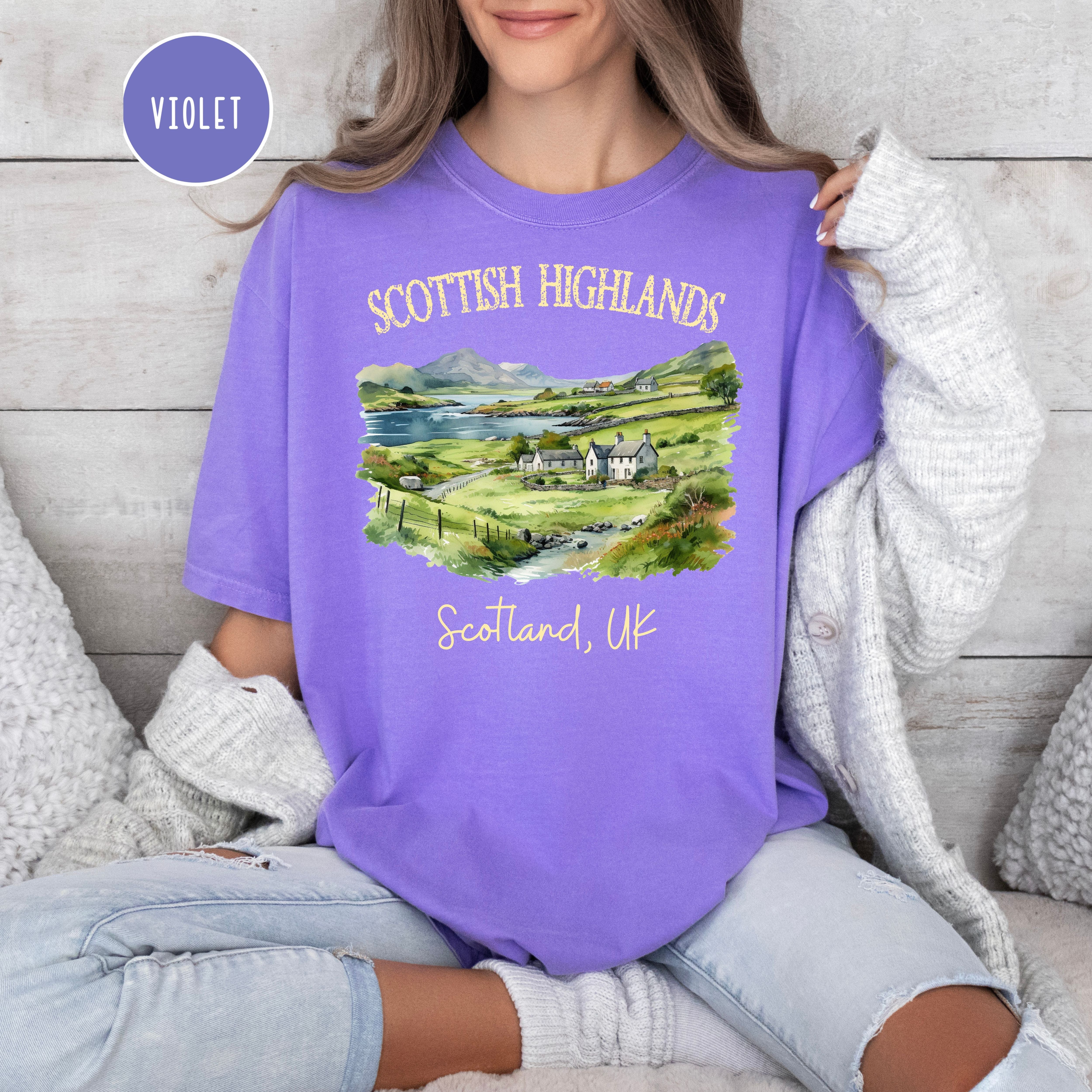 Scottish Highlands Comfort Colors® Tee