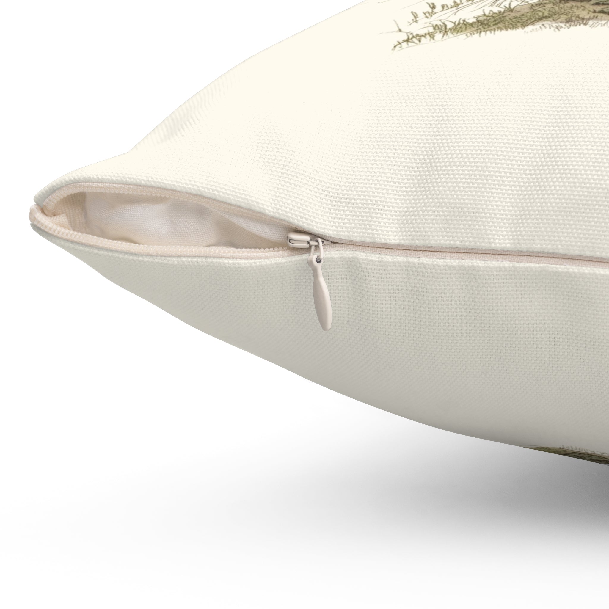 Subtle Soft Cypress Trees Decorative Throw Pillows, Design Front & Back